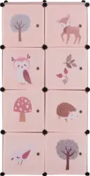 KIDLAND Детски шкаф 8 чекмеджета