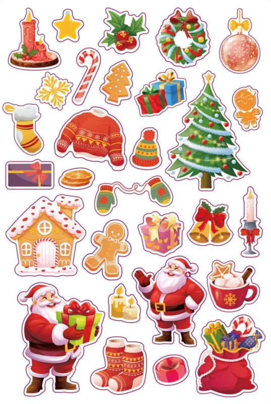 LIV&BO Коледни стикери