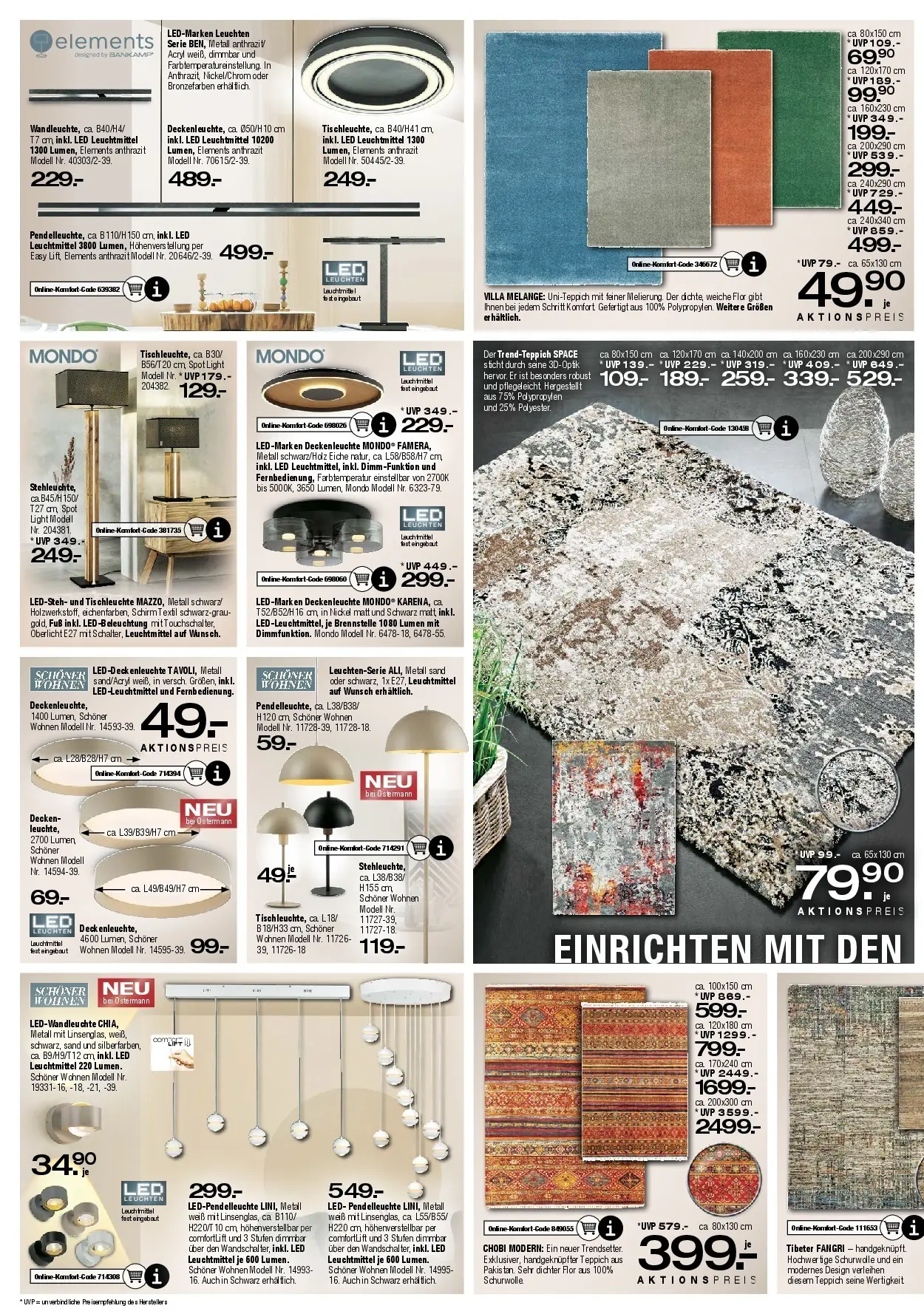 Ostermann - Möbel Ostermann: Neue Möbel wirken Wunder. (ab 15.11.2025) zum Blättern | Seite: 5 | Produkte: Teppich