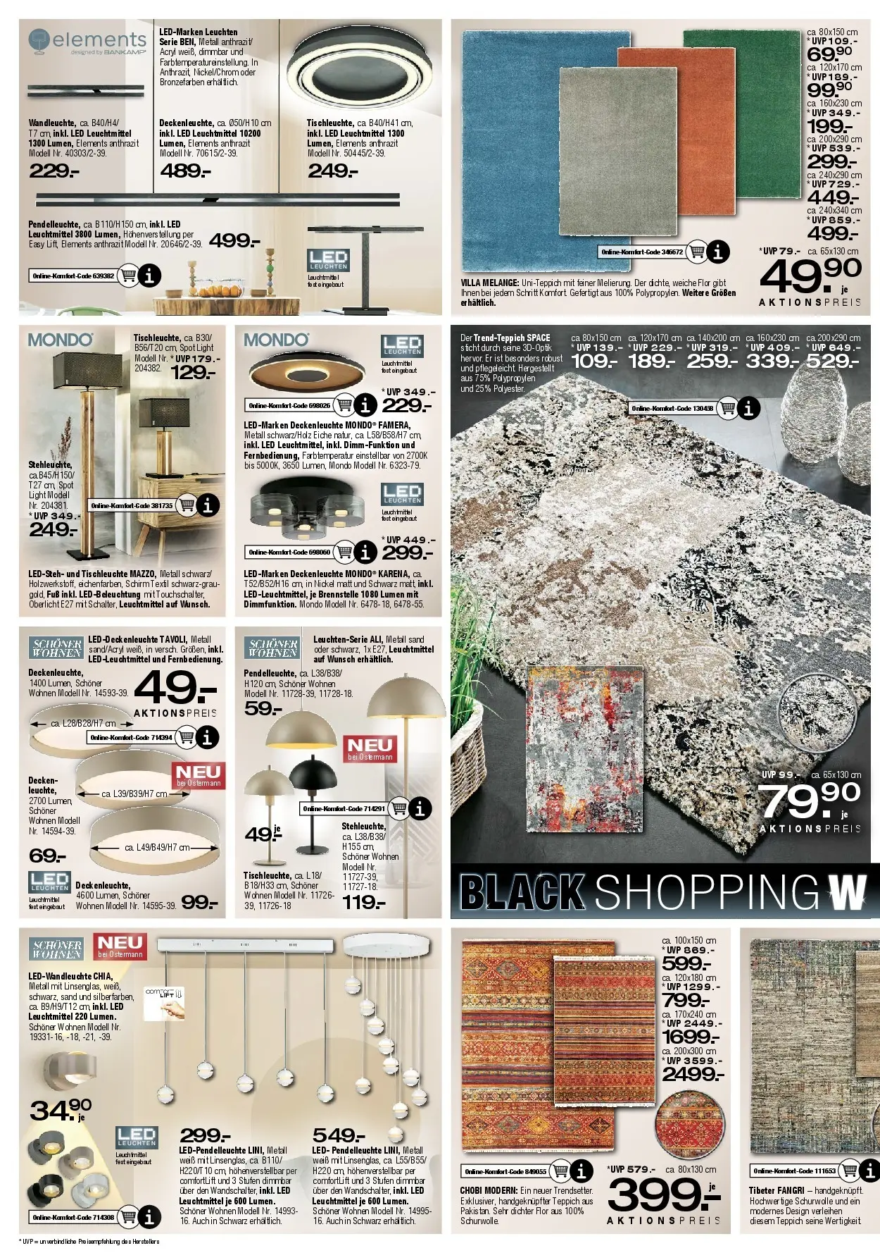 Ostermann - Möbel Ostermann: Neue Möbel wirken Wunder. (ab 21.11.2025) zum Blättern | Seite: 5 | Produkte: Teppich
