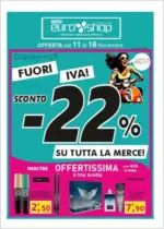 Euro Shop Sconto -22% - al 16.11.2025