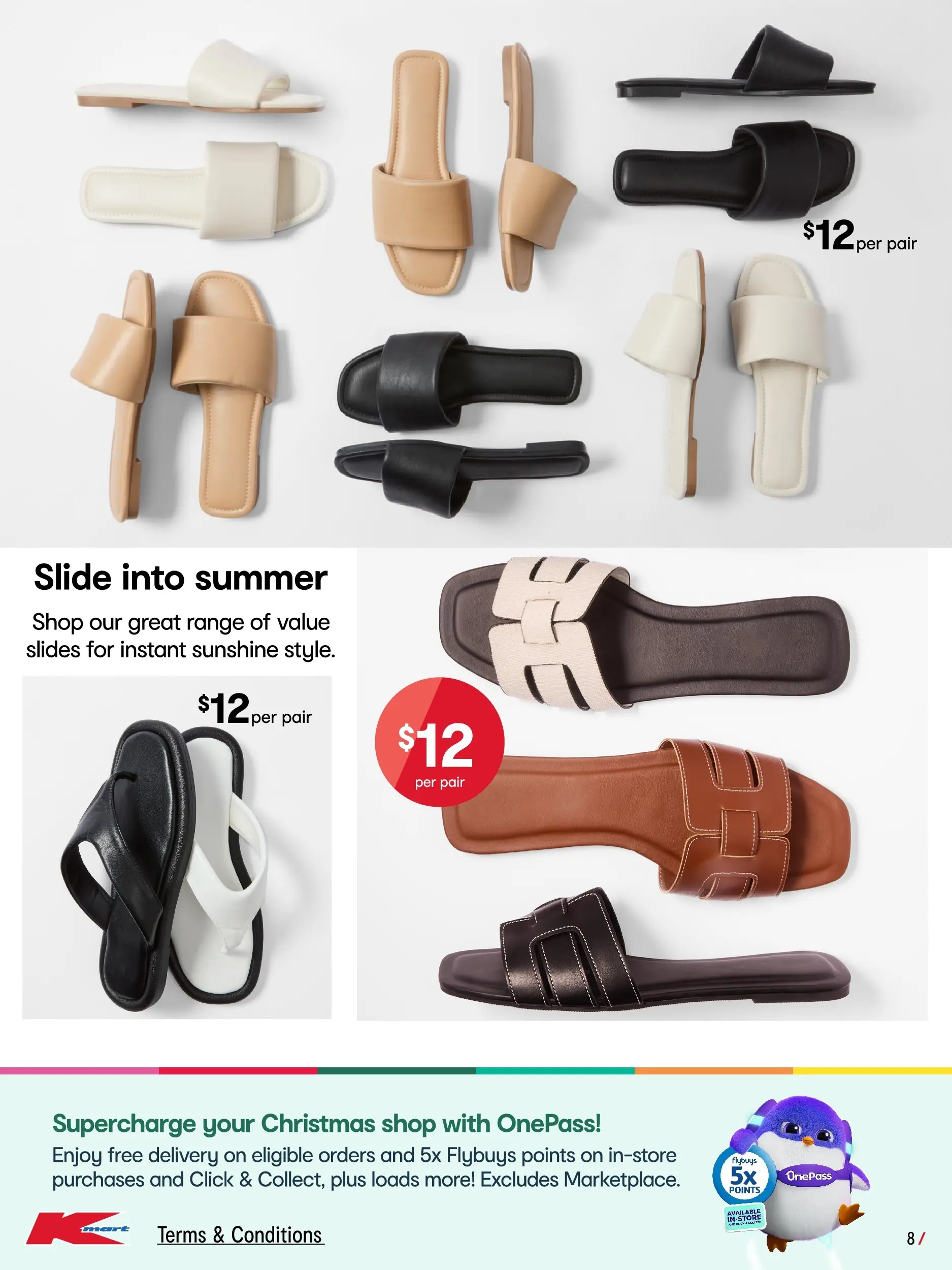 ﻿﻿Kmart catalogue valid from 12/11/2025 > Online Australia | Page: 8 | Products: Slides