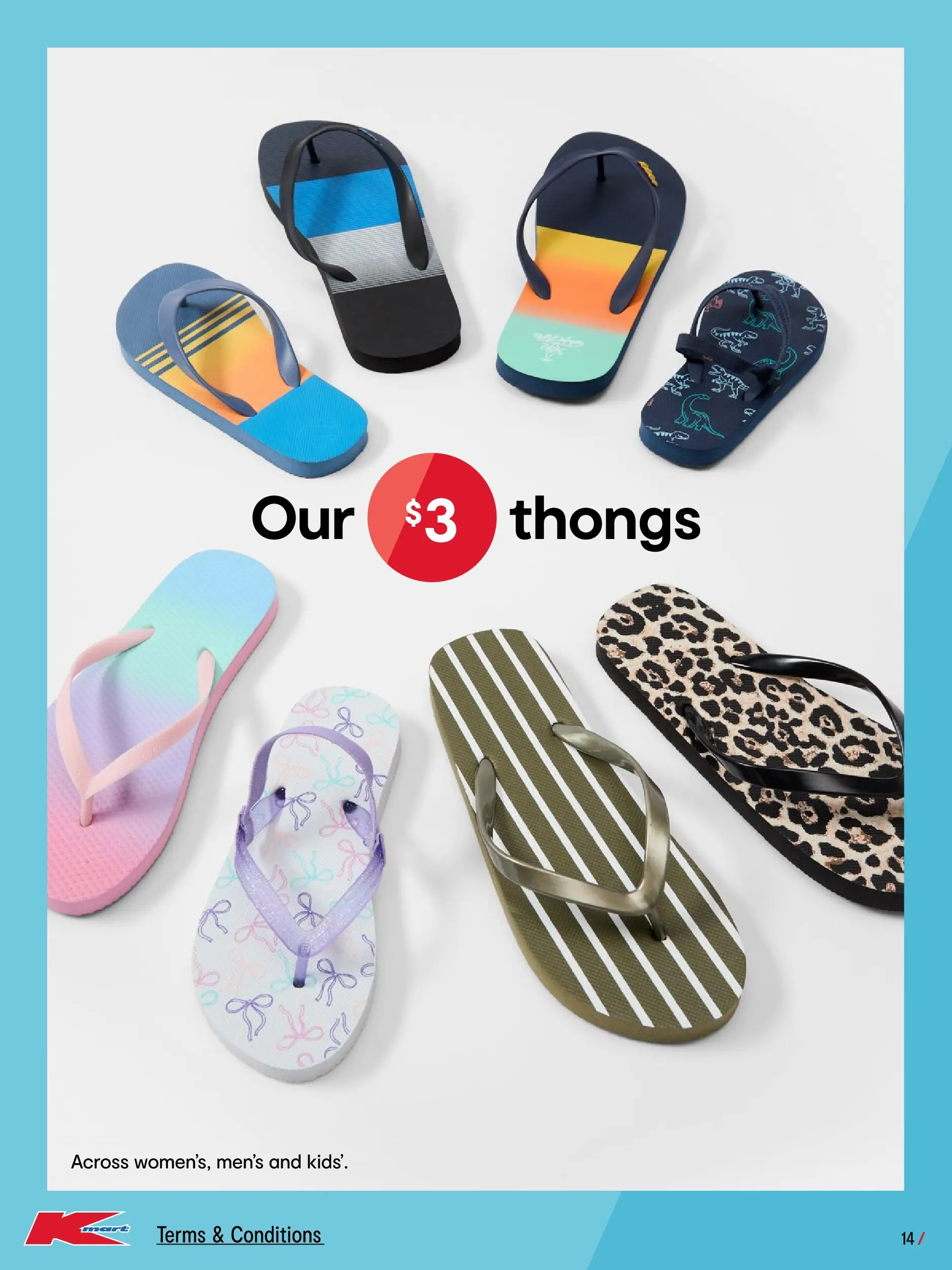 ﻿﻿Kmart catalogue valid from 12/11/2025 > Online Australia | Page: 14 | Products: Thongs