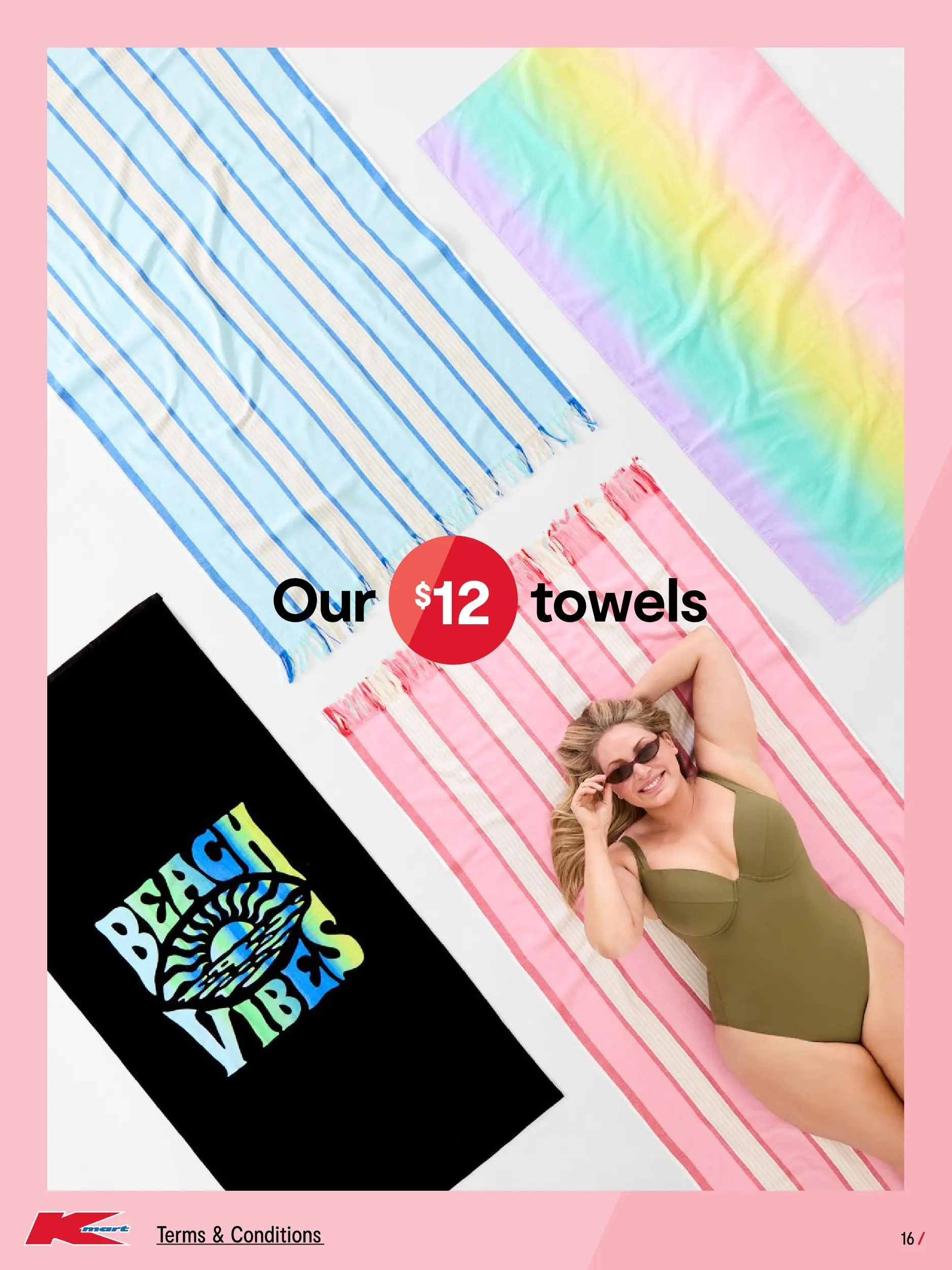 ﻿﻿Kmart catalogue valid from 12/11/2025 > Online Australia | Page: 16 | Products: Towels