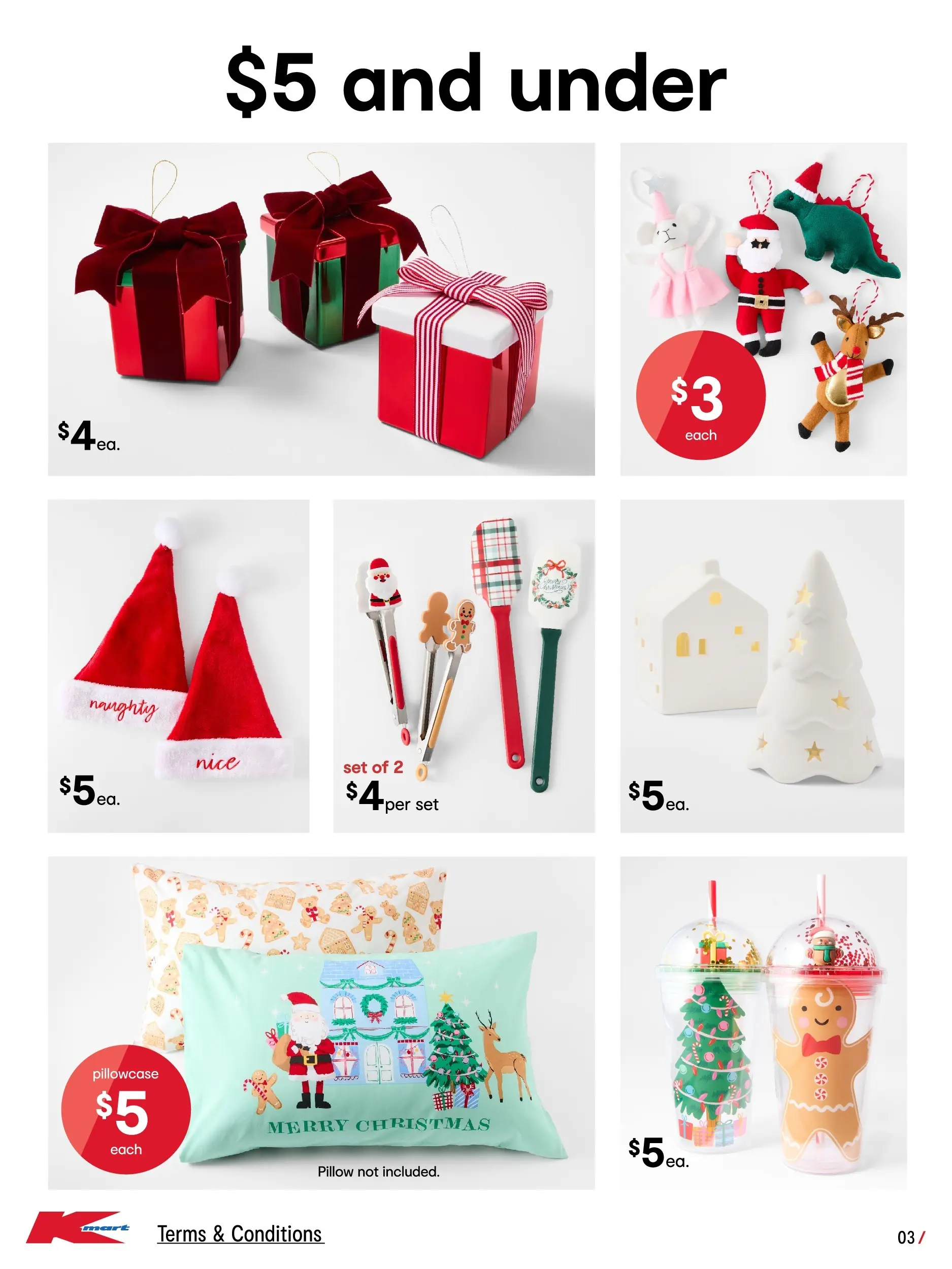 ﻿﻿Kmart catalogue valid from 12/11/2025 > Online Australia | Page: 3 | Products: Pillow
