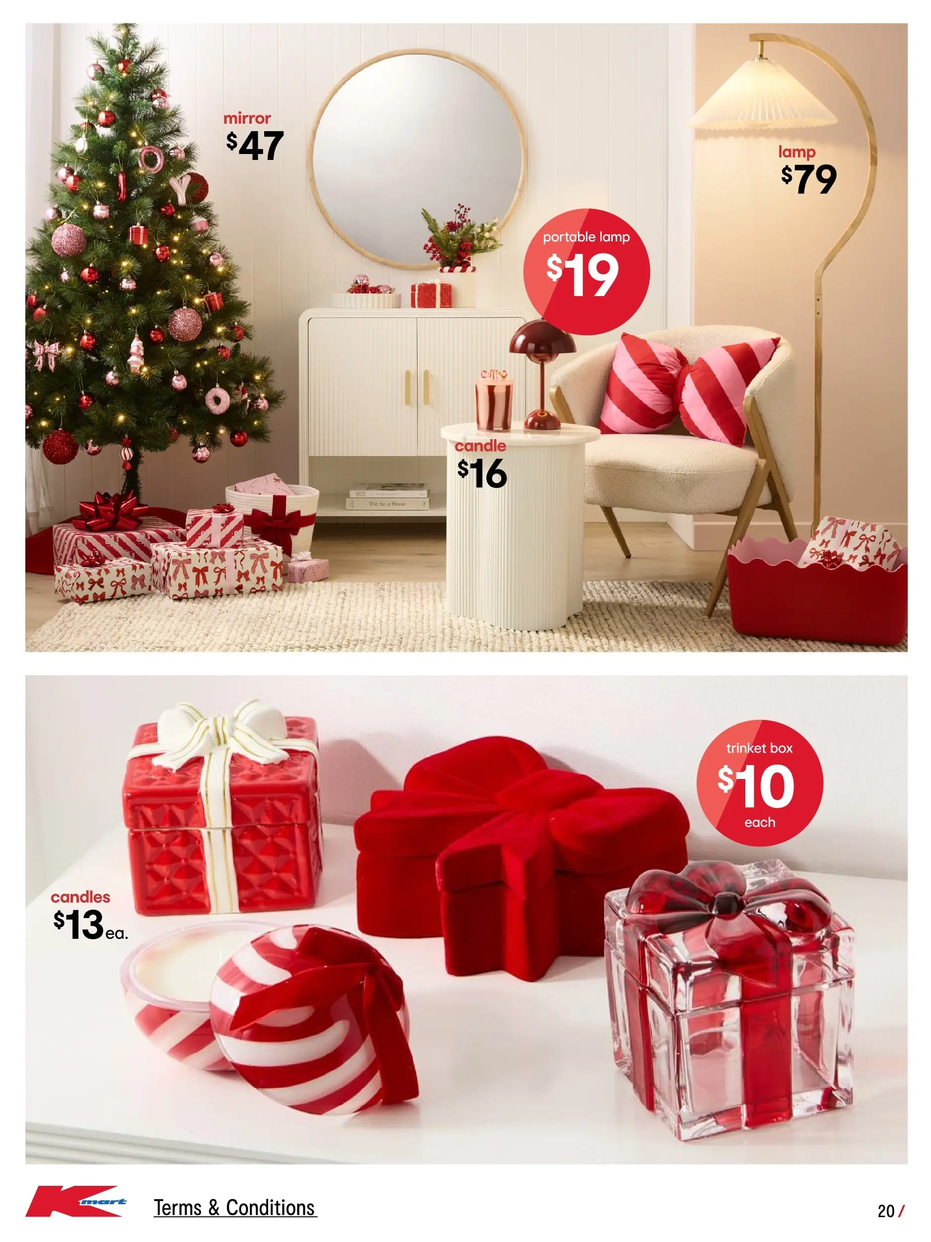 ﻿﻿Kmart catalogue valid from 12/11/2025 > Online Australia | Page: 20 | Products: Box, Mirror, Candles, Candle