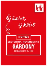 KiK újság érvényessége 2025.11.16-ig