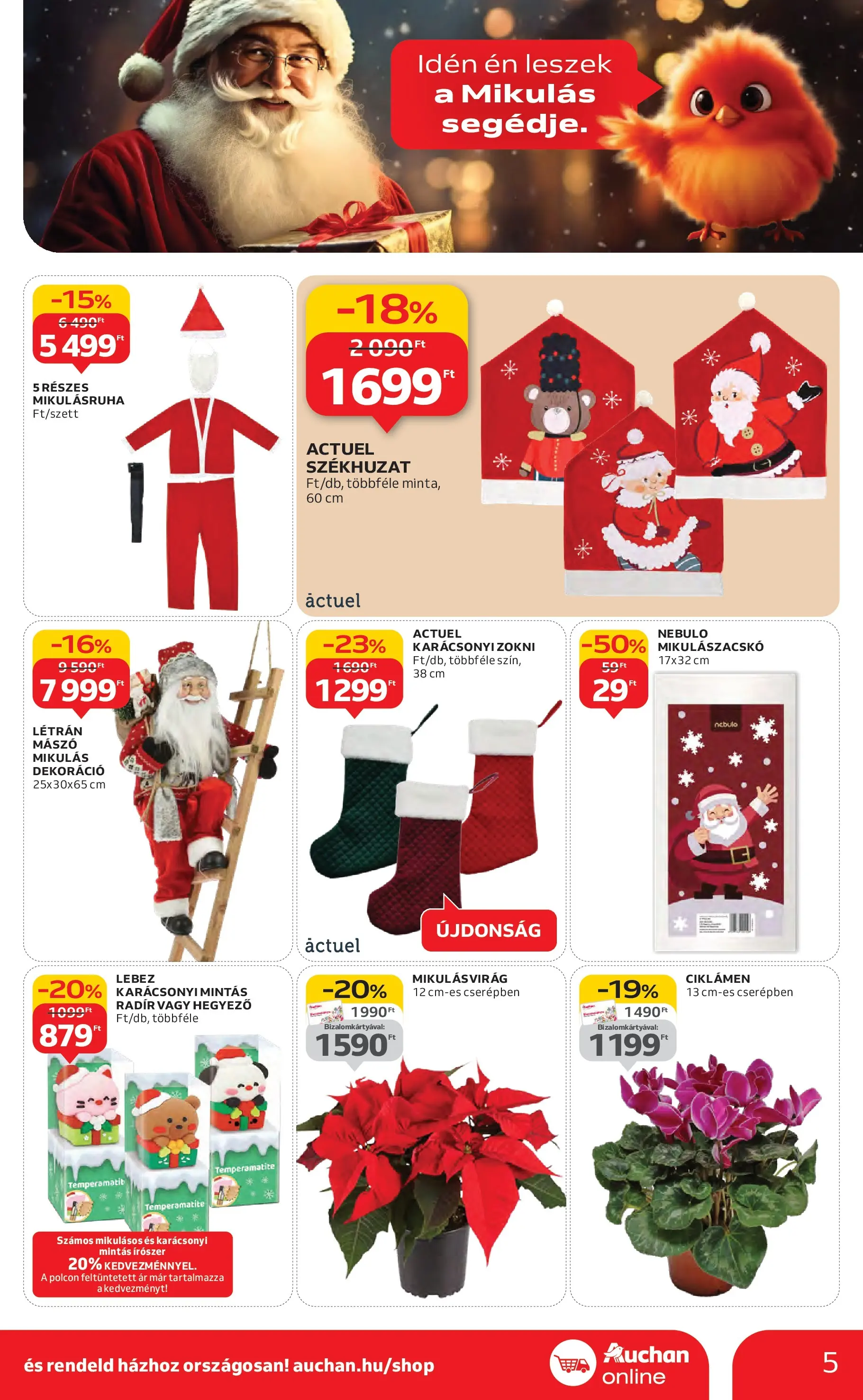 Auchan - Auchan újság érvényessége 11.19.-ig - 2025.11.12. -tól/töl > akció, lapozható szórólap 🛍️ | Oldal: 5