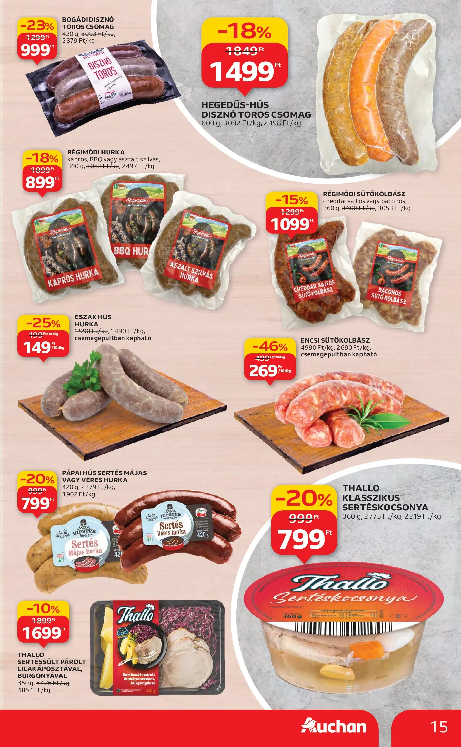 Auchan - Auchan újság érvényessége 11.19.-ig - 2025.11.12. -tól/töl > akció, lapozható szórólap 🛍️ | Oldal: 15