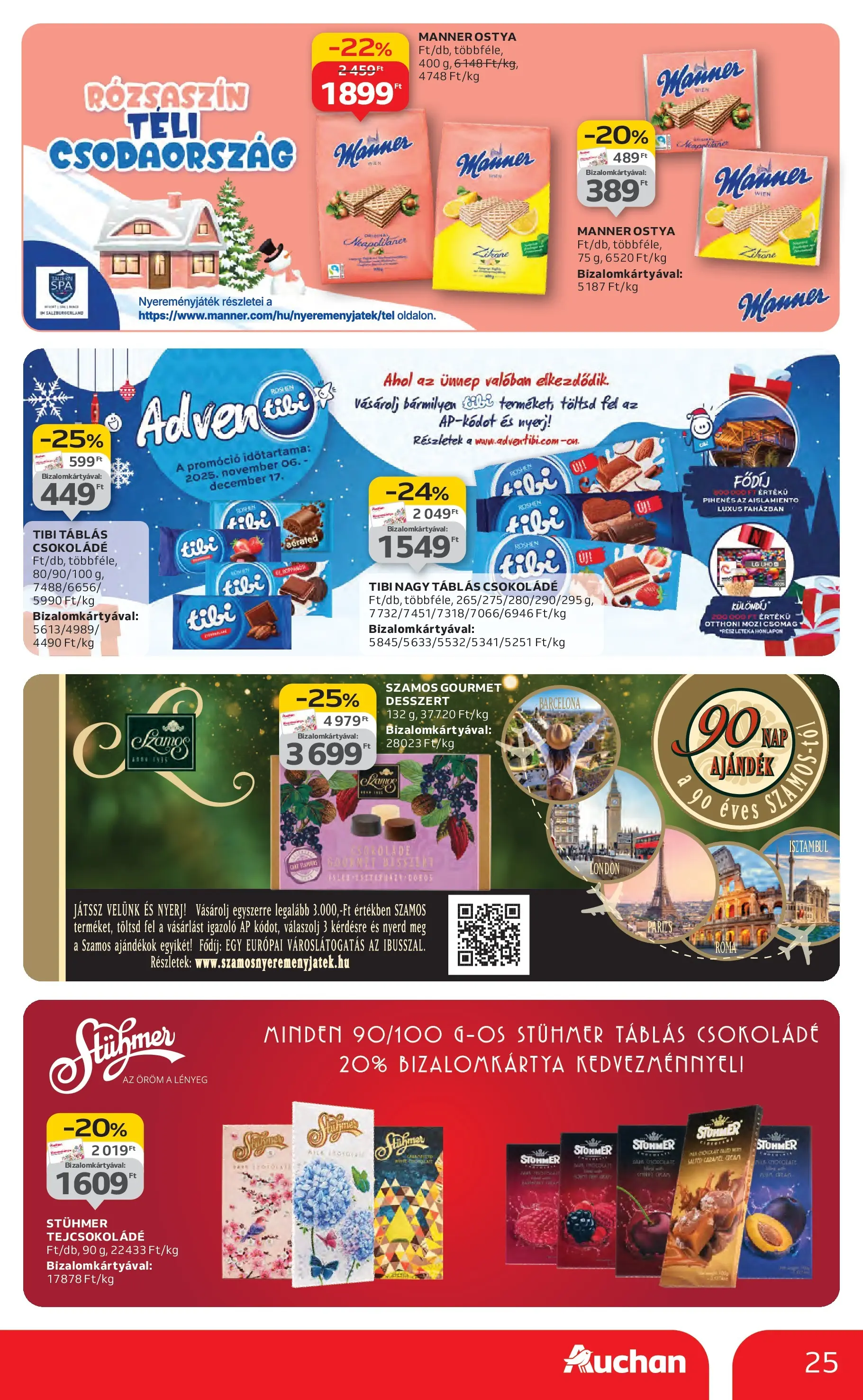 Auchan - Auchan újság érvényessége 11.19.-ig - 2025.11.12. -tól/töl > akció, lapozható szórólap 🛍️ | Oldal: 25