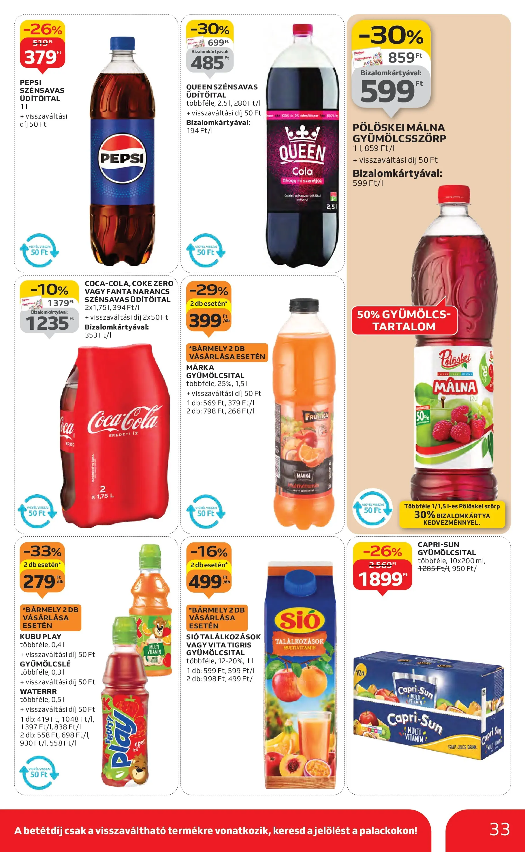 Auchan - Auchan újság érvényessége 11.19.-ig - 2025.11.12. -tól/töl > akció, lapozható szórólap 🛍️ | Oldal: 33