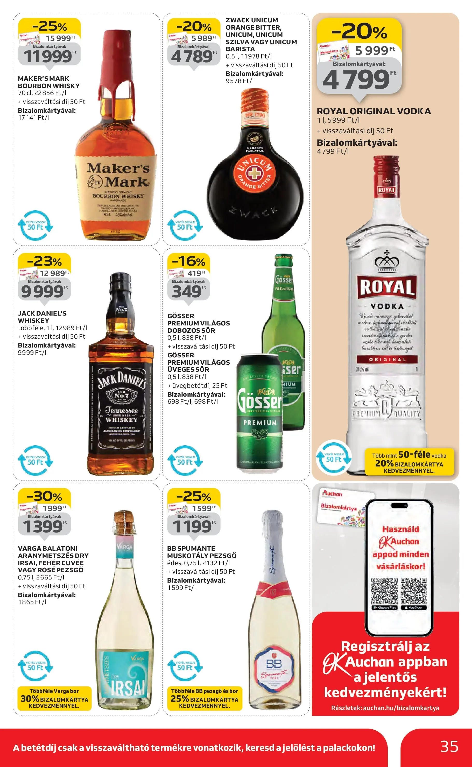 Auchan - Auchan újság érvényessége 11.19.-ig - 2025.11.12. -tól/töl > akció, lapozható szórólap 🛍️ | Oldal: 35