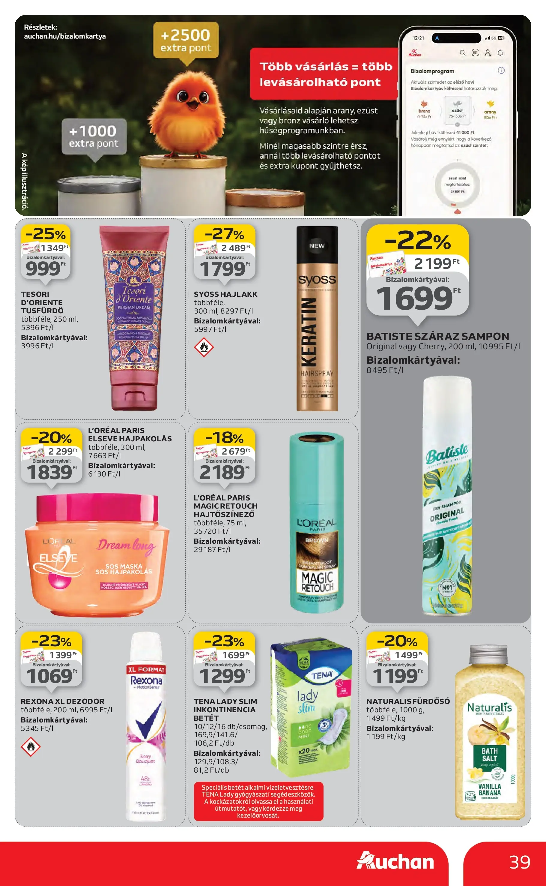 Auchan - Auchan újság érvényessége 11.19.-ig - 2025.11.12. -tól/töl > akció, lapozható szórólap 🛍️ | Oldal: 39