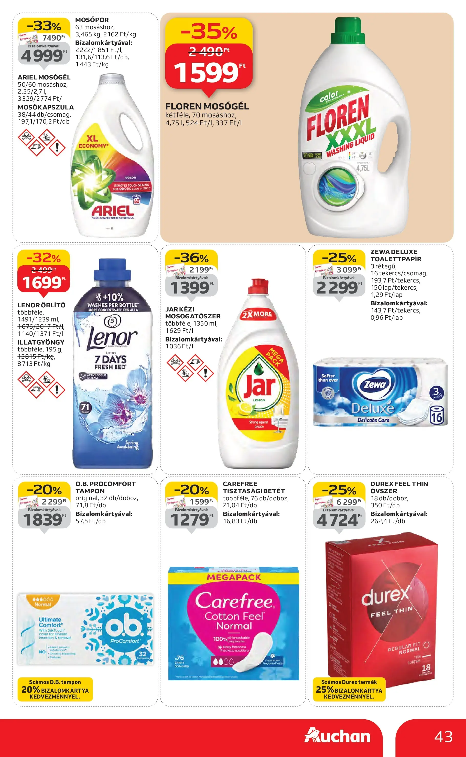 Auchan - Auchan újság érvényessége 11.19.-ig - 2025.11.12. -tól/töl > akció, lapozható szórólap 🛍️ | Oldal: 43