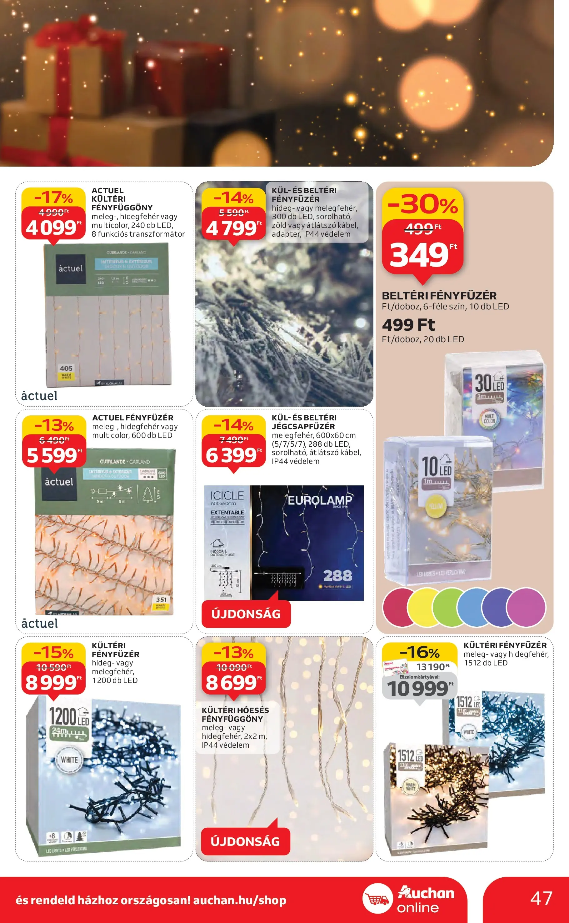 Auchan - Auchan újság érvényessége 11.19.-ig - 2025.11.12. -tól/töl > akció, lapozható szórólap 🛍️ | Oldal: 47