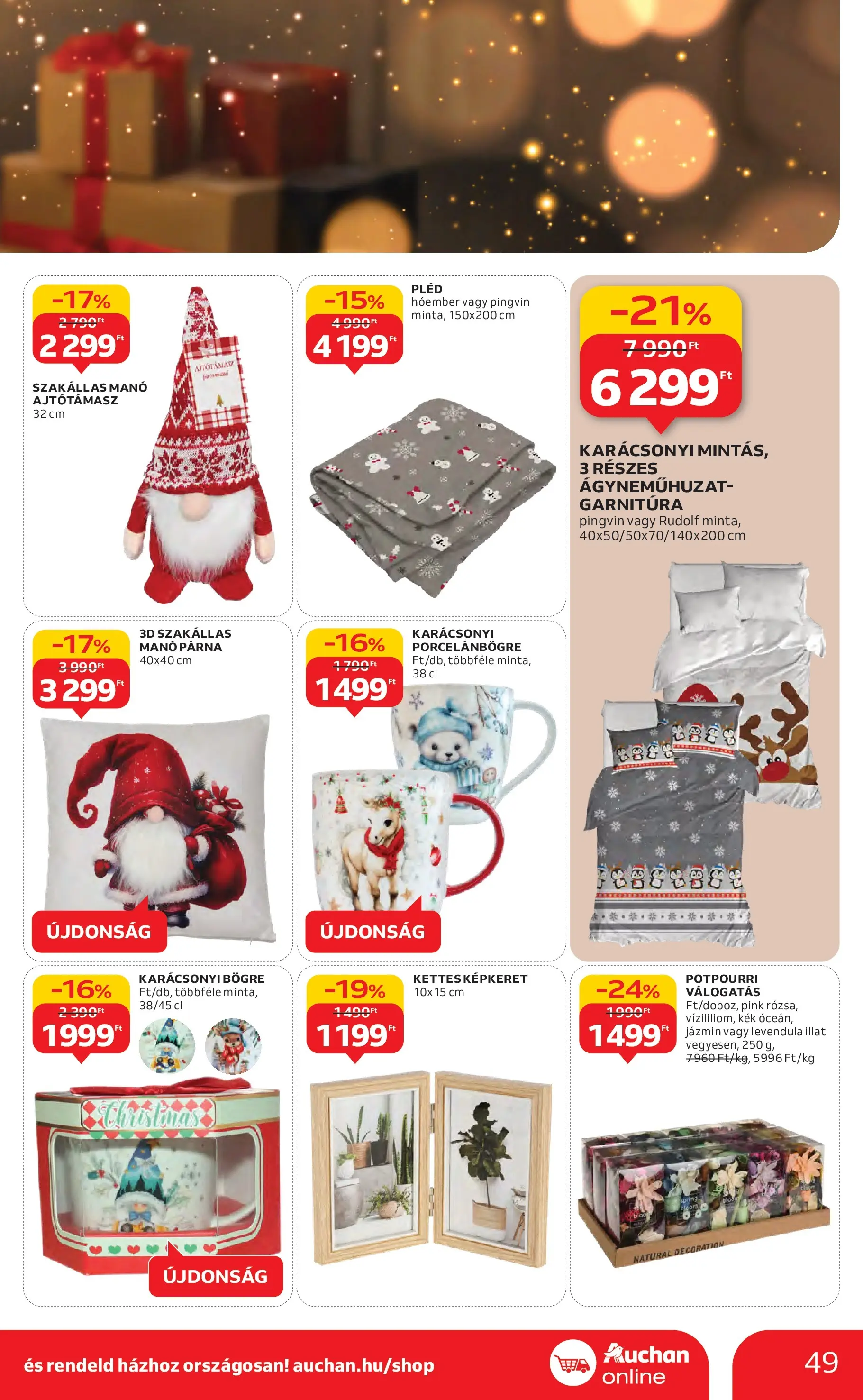 Auchan - Auchan újság érvényessége 11.19.-ig - 2025.11.12. -tól/töl > akció, lapozható szórólap 🛍️ | Oldal: 49