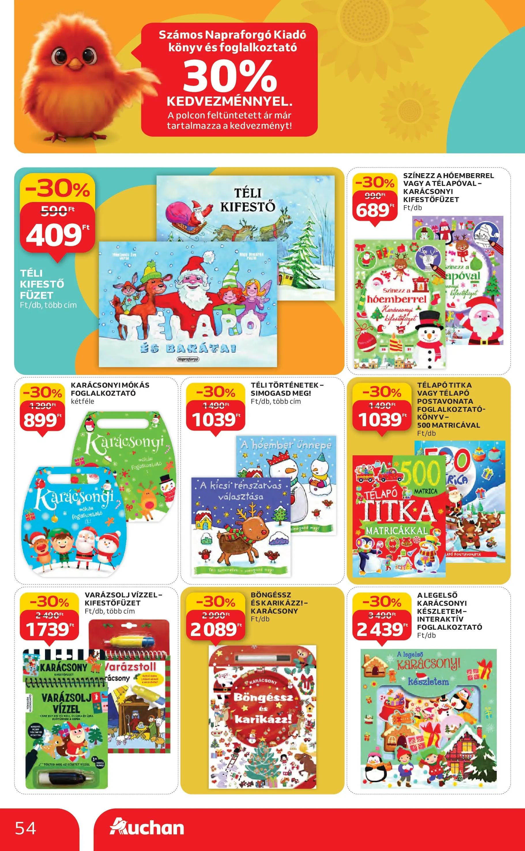 Auchan - Auchan újság érvényessége 11.19.-ig - 2025.11.12. -tól/töl > akció, lapozható szórólap 🛍️ | Oldal: 54