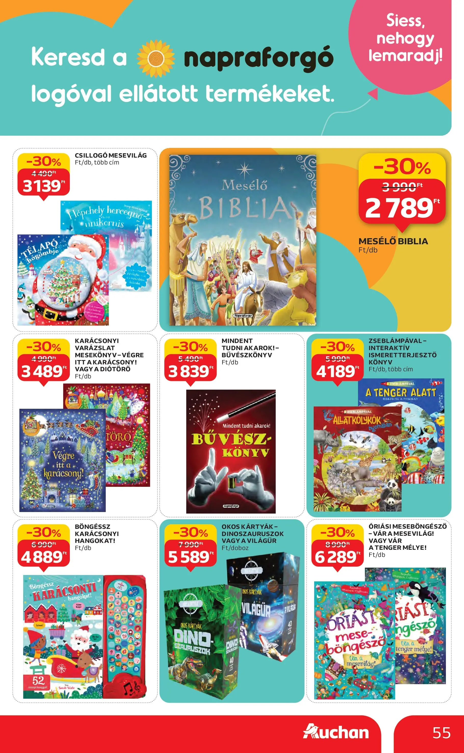 Auchan - Auchan újság érvényessége 11.19.-ig - 2025.11.12. -tól/töl > akció, lapozható szórólap 🛍️ | Oldal: 55