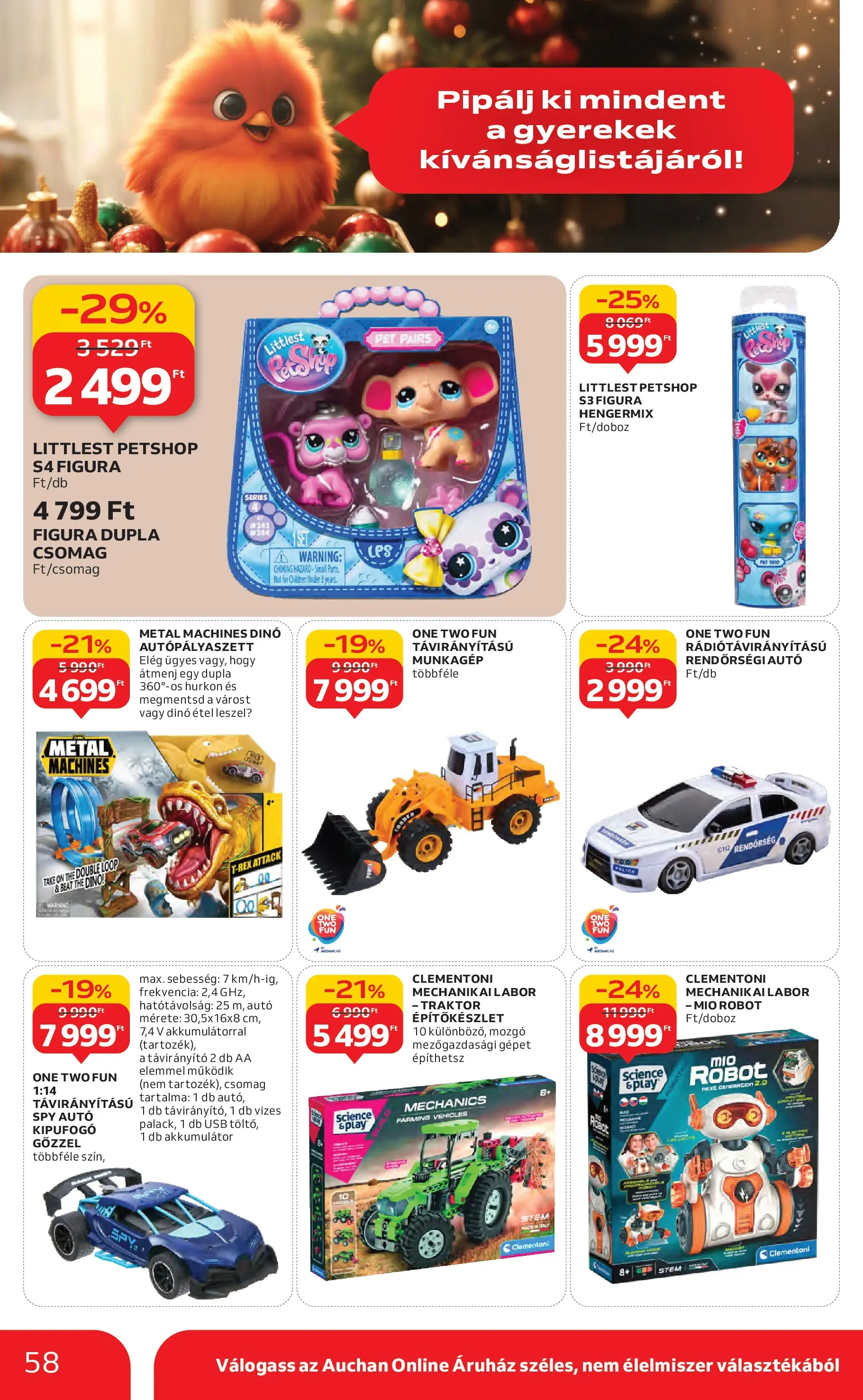 Auchan - Auchan újság érvényessége 11.19.-ig - 2025.11.12. -tól/töl > akció, lapozható szórólap 🛍️ | Oldal: 58