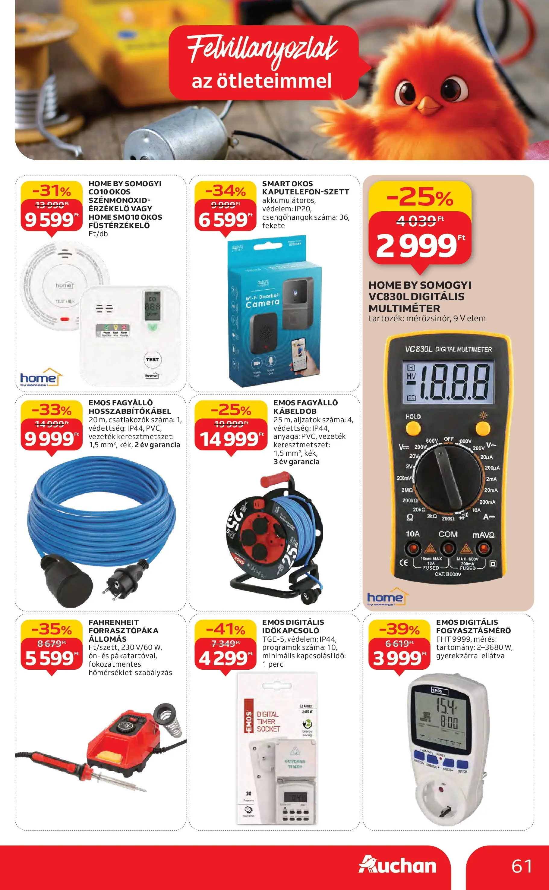 Auchan - Auchan újság érvényessége 11.19.-ig - 2025.11.12. -tól/töl > akció, lapozható szórólap 🛍️ | Oldal: 61