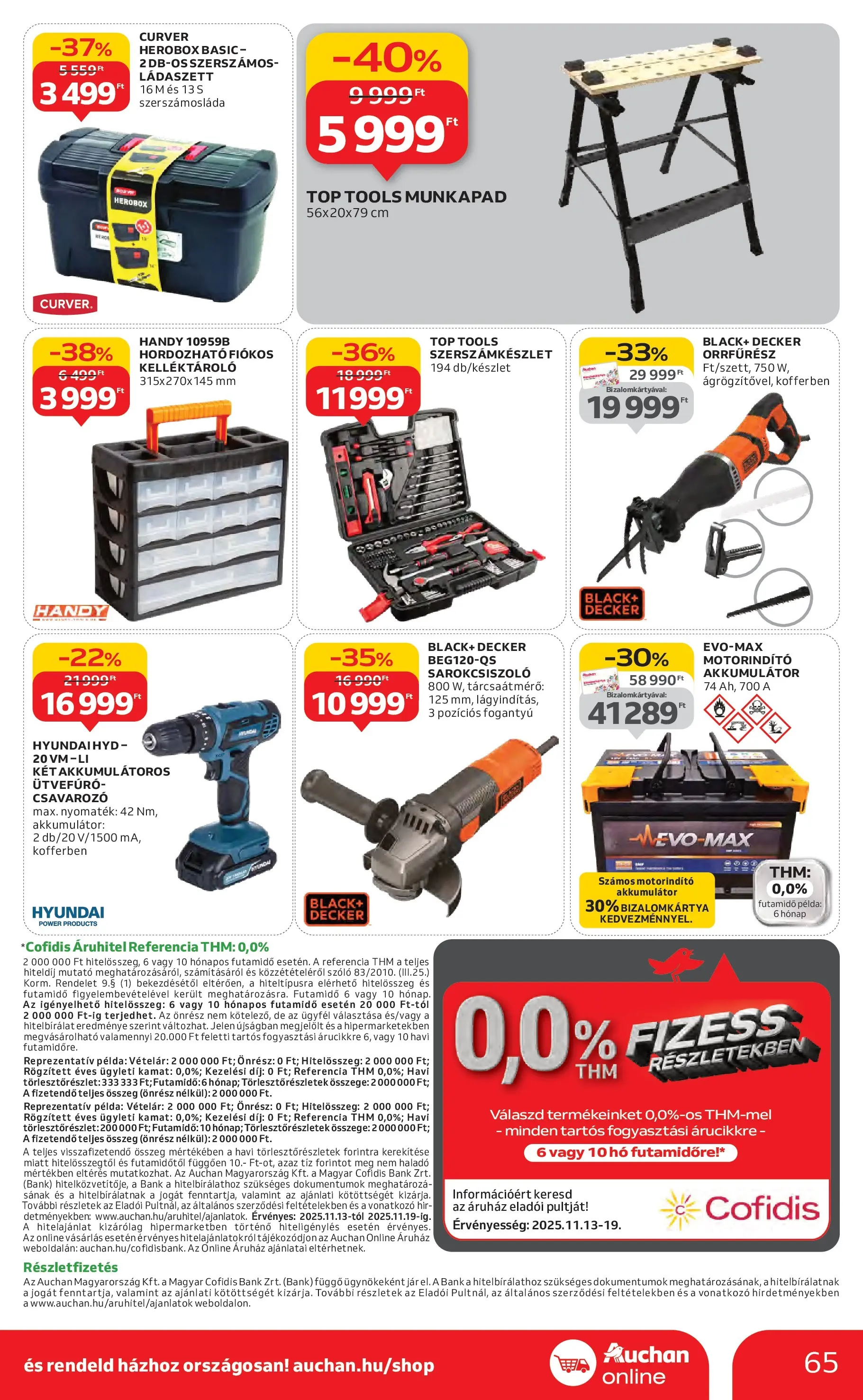 Auchan - Auchan újság érvényessége 11.19.-ig - 2025.11.12. -tól/töl > akció, lapozható szórólap 🛍️ | Oldal: 65
