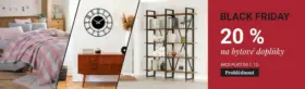 Black Friday 20% na bytové doplňky