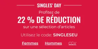 Profitez de 22 % de réduction sur une sélection d’articles