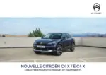 Citro&euml;n Citro&euml;n Nouvelle C4 X Caract&eacute;ristiques - au 31.03.2026