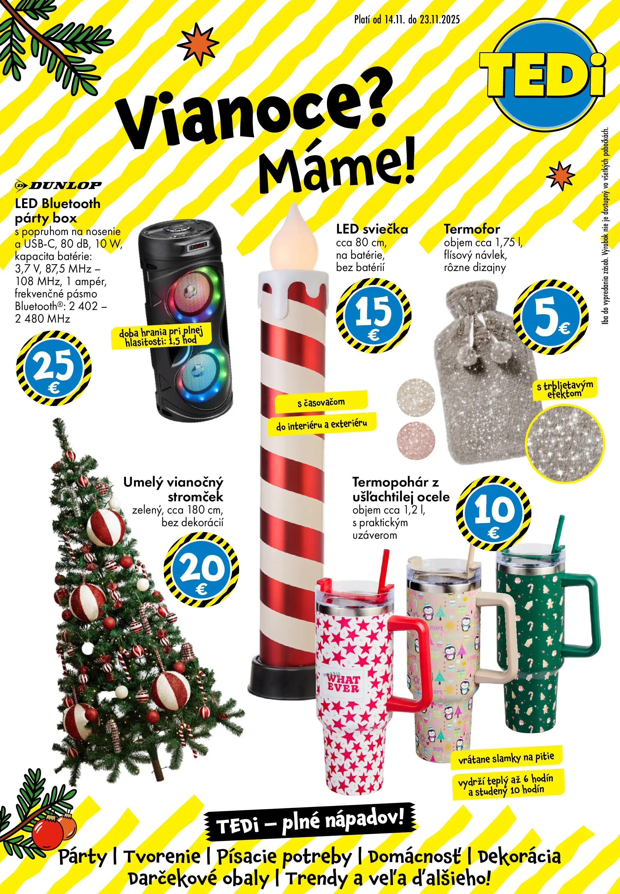 TEDi - TEDi - plné nápadov od 12.11.2025 → Aktuálna ponuka online | Strana: 1