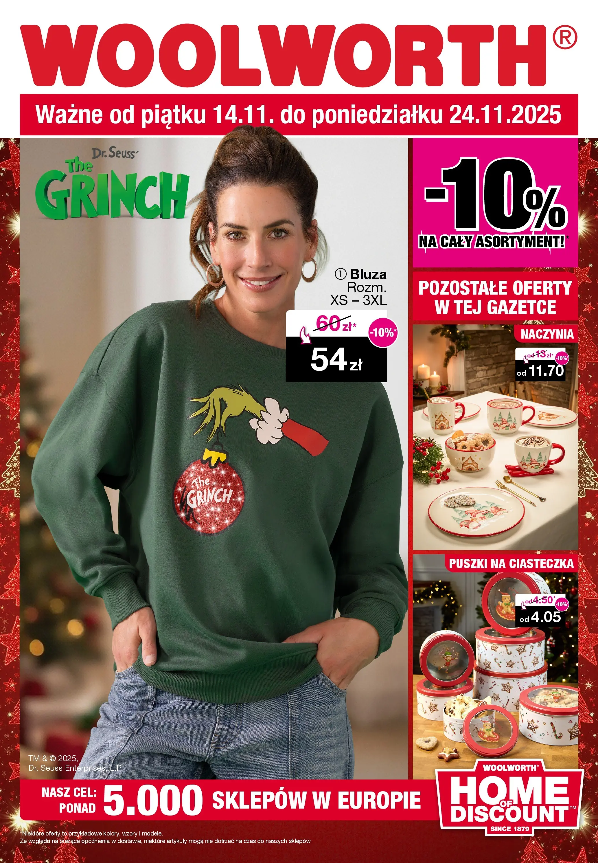 Woolworth - Woolworth: Cotygodniowe oferty od (13.11.2025 - 24.11.2025) | Strona: 1 | Produkty: Ciasteczka