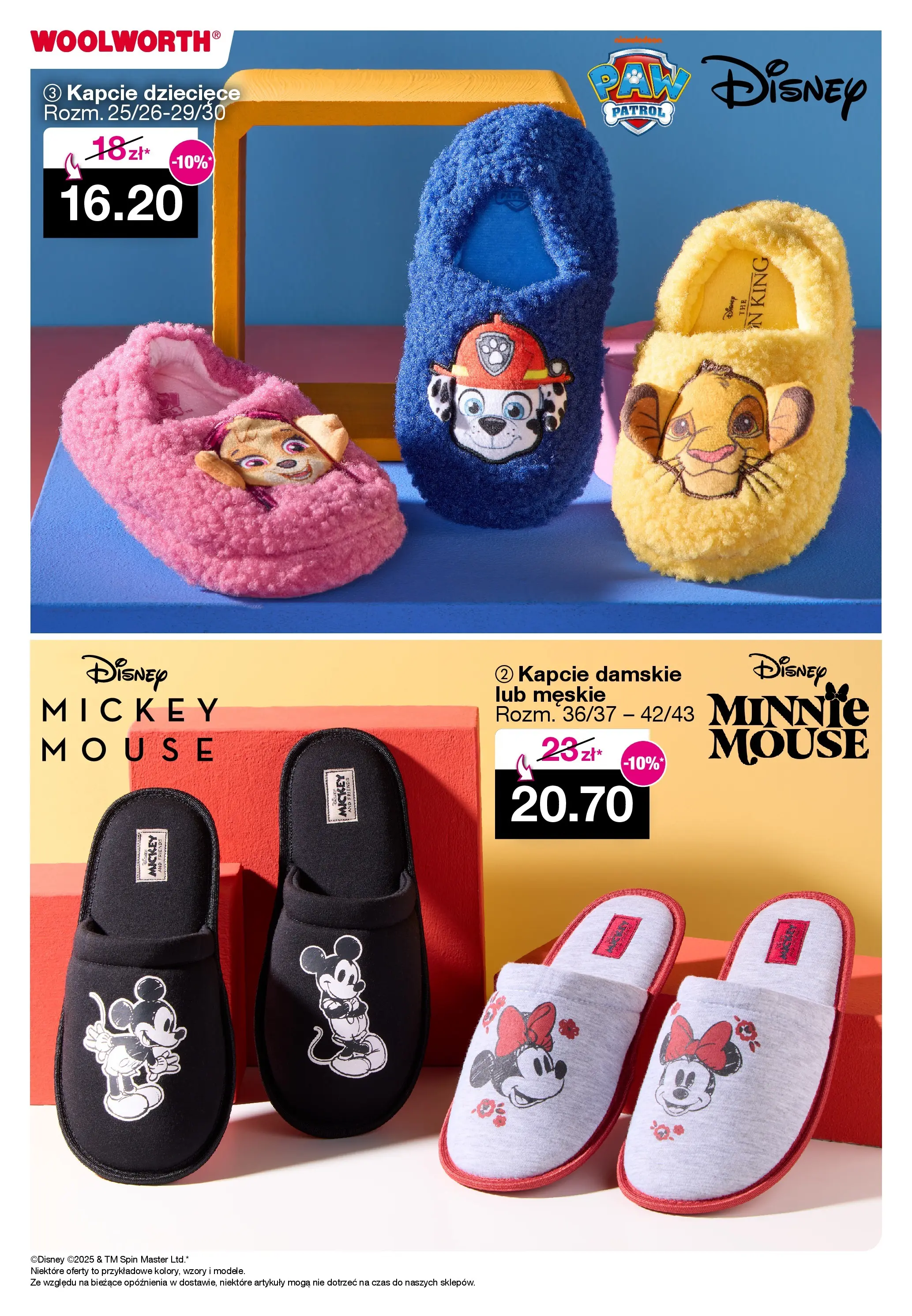 Woolworth - Woolworth: Cotygodniowe oferty od (13.11.2025 - 24.11.2025) | Strona: 10 | Produkty: Kapcie