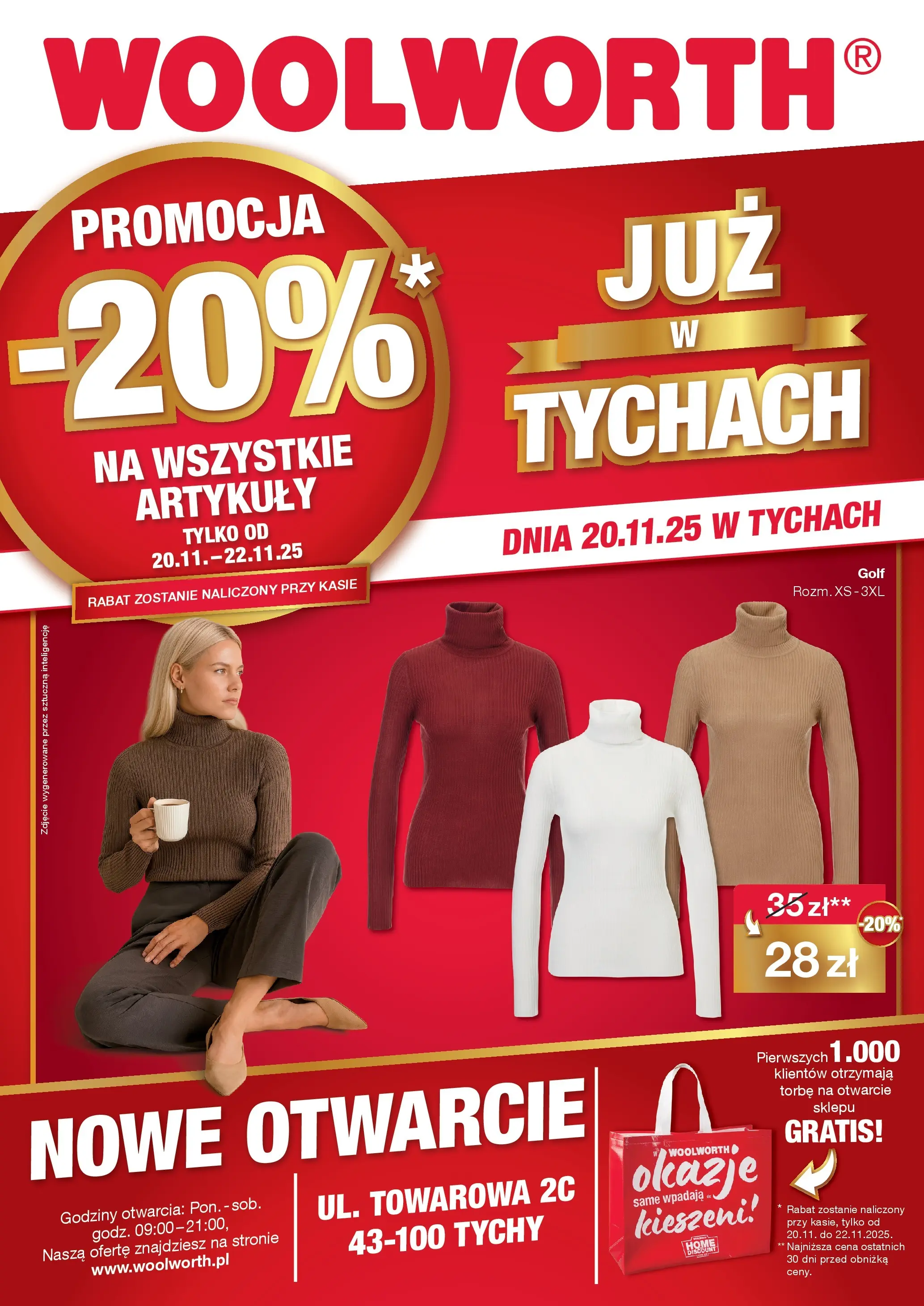 Woolworth Gazetka - Tychy od (20.11.2025 - 22.11.2025) | Strona: 1