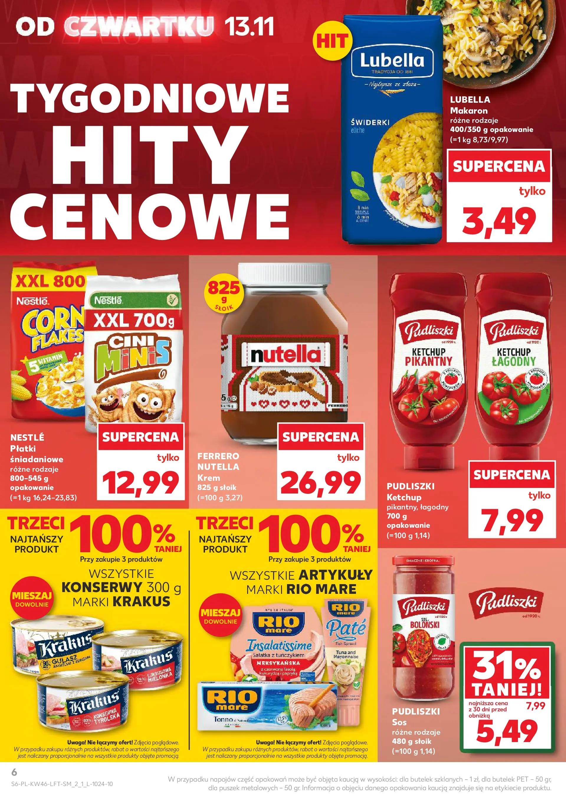 Kaufland gazetka od 13.11.2025 - od jutra PDF | Strona: 6 | Produkty: Papryka, Gulasz angielski, Krem, Gulasz