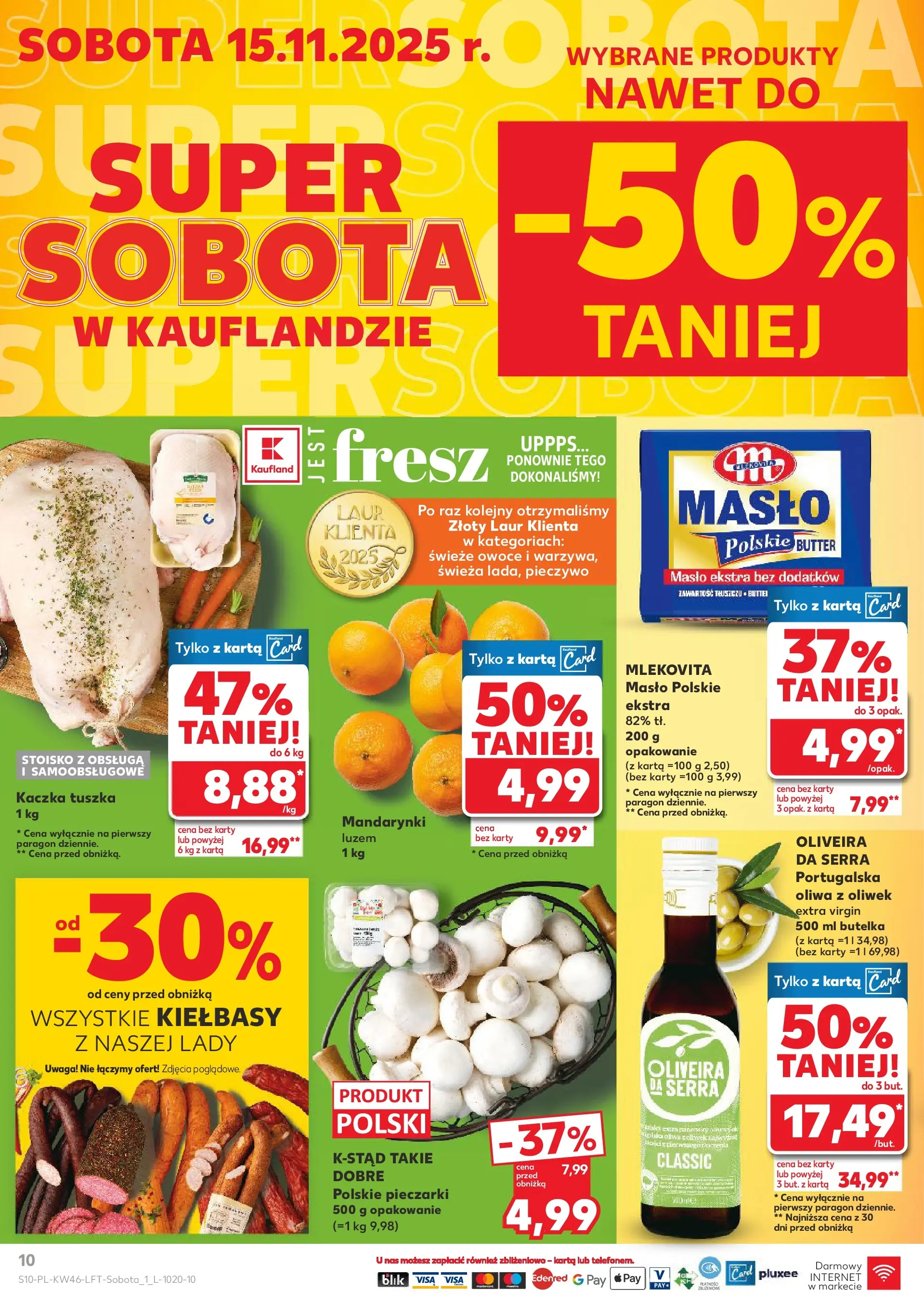 Kaufland gazetka od 13.11.2025 - od jutra PDF | Strona: 10 | Produkty: Pieczywo, Masło Polskie, Masło, Owoce