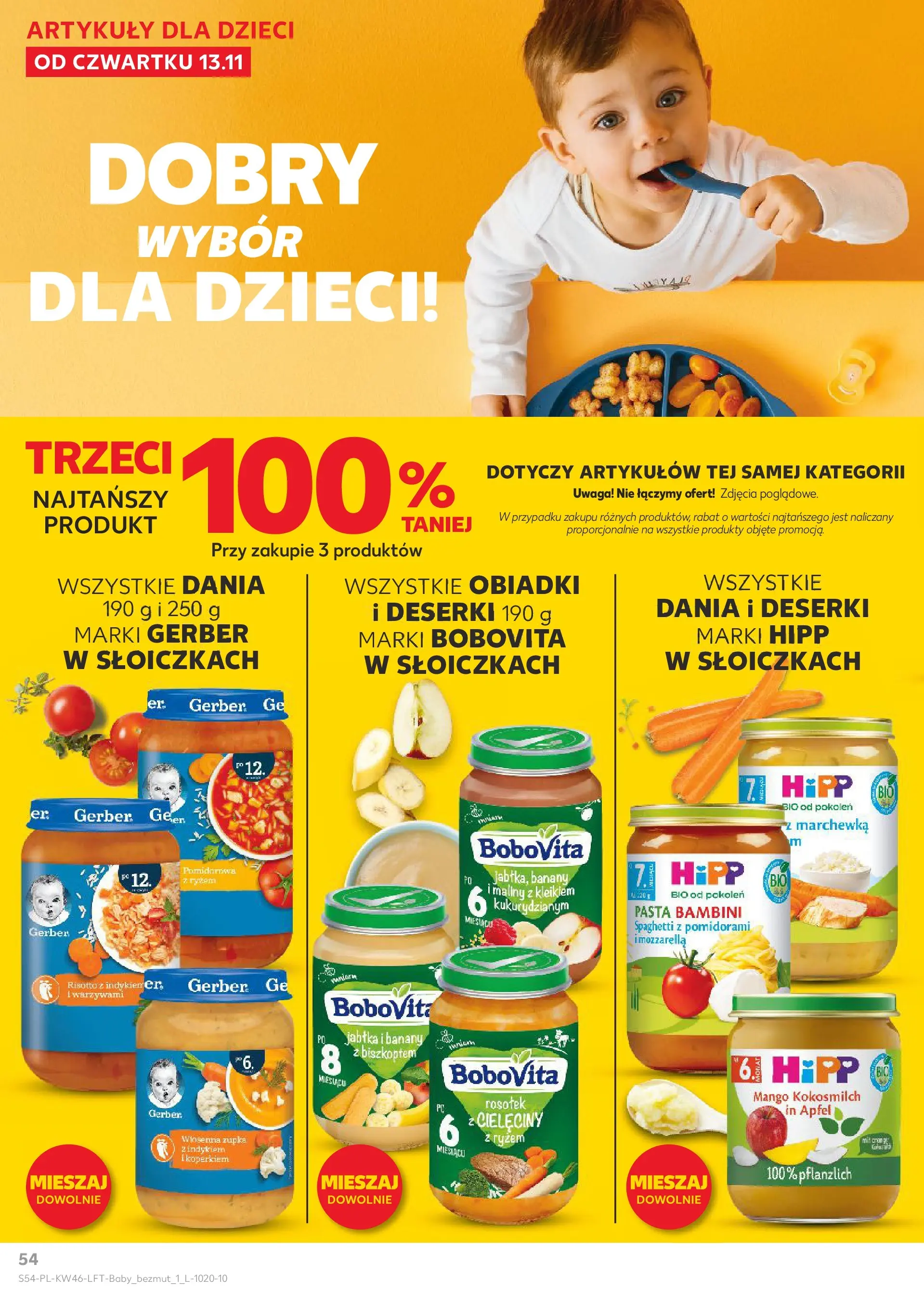 Kaufland gazetka od 13.11.2025 - od jutra PDF | Strona: 54 | Produkty: Mango, Maliny, Banany, Marchewka