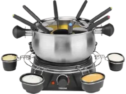 TriStar Fondue-Familien Set 1.3l, Edelstahl, FO-1109 Fondue