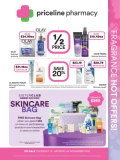 Preview of Priceline Pharmacy Fragrance Hot Offers! - valid from 13.11.2025 Preview of Priceline Pharmacy Fragrance Hot Offers! - valid from 13.11.2025