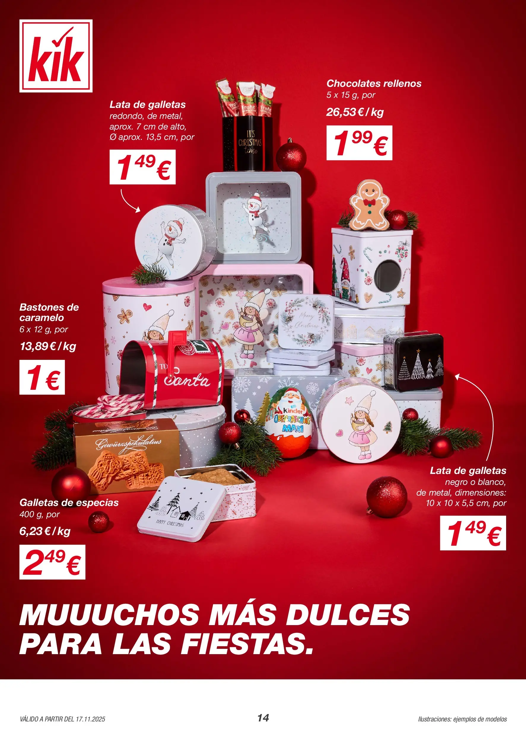KIK - KiK catálogo hasta 23.11.2025 16/11/2025 - 23/11/2025 | Página: 14 | Productos: Galletas