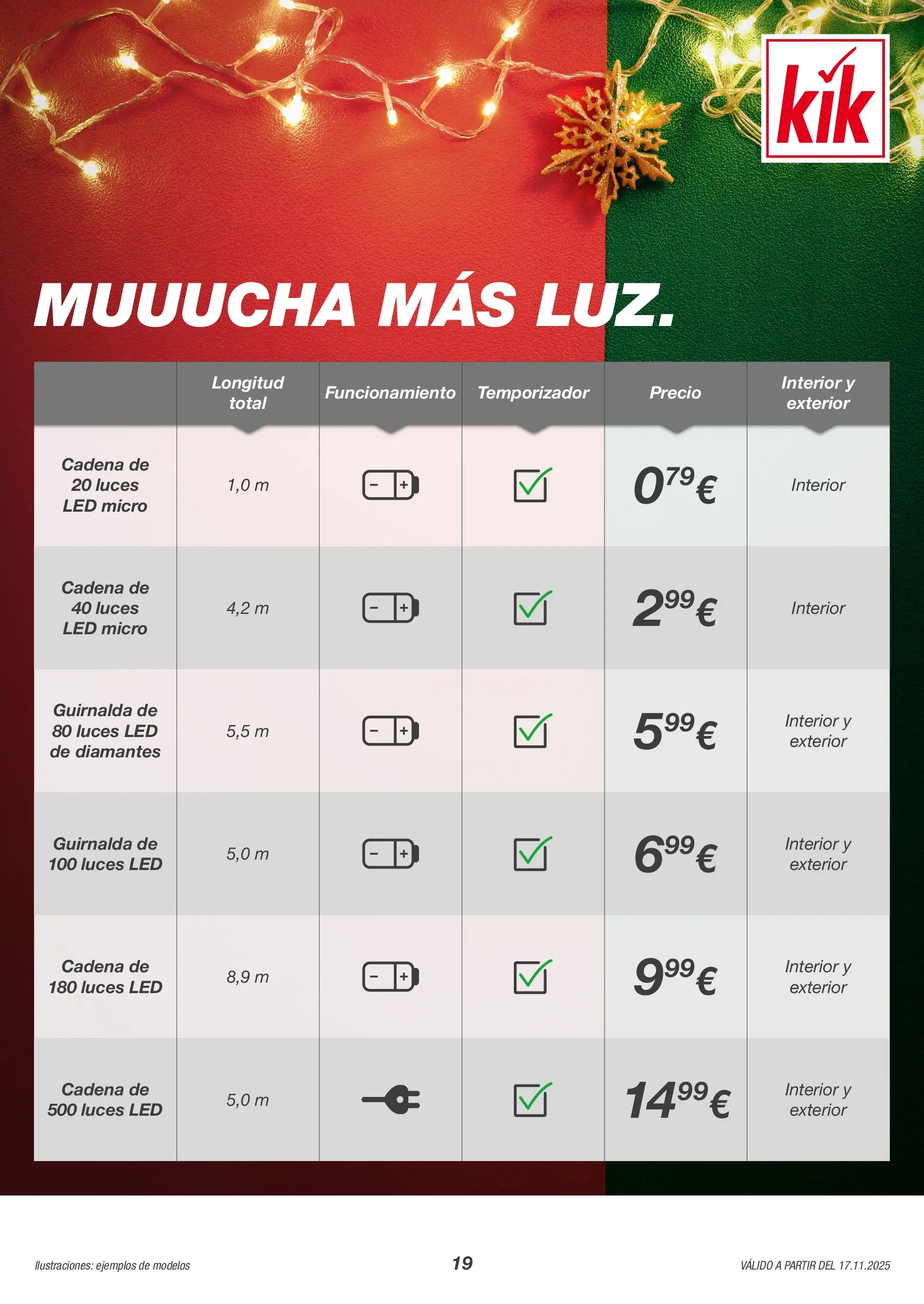 KIK - KiK catálogo hasta 23.11.2025 16/11/2025 - 23/11/2025 | Página: 19