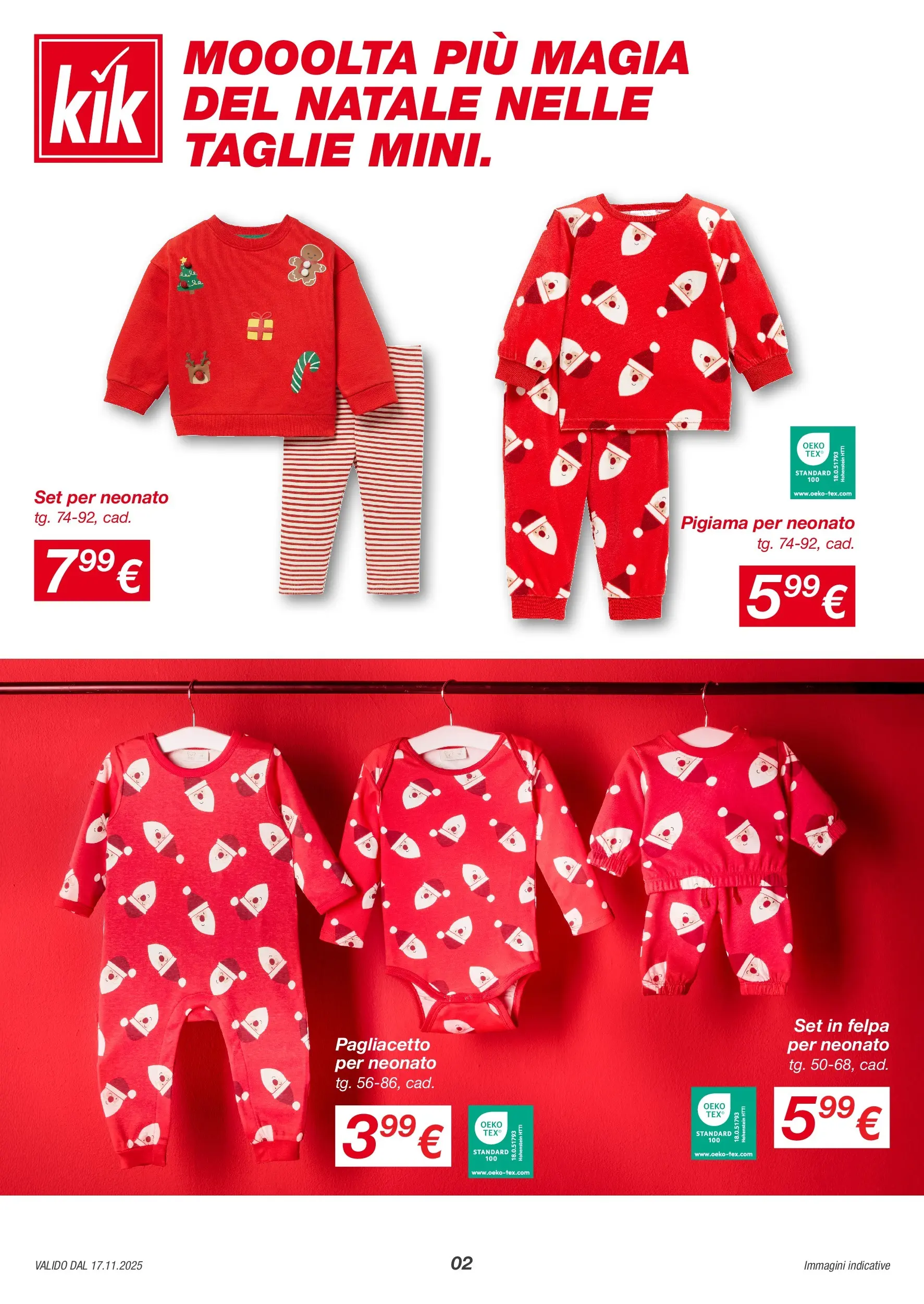 KiK volantino dal 17/11 > BLACK FRIDAY 2025 | Pagina: 2 | Prodotti: Felpa, Pigiama