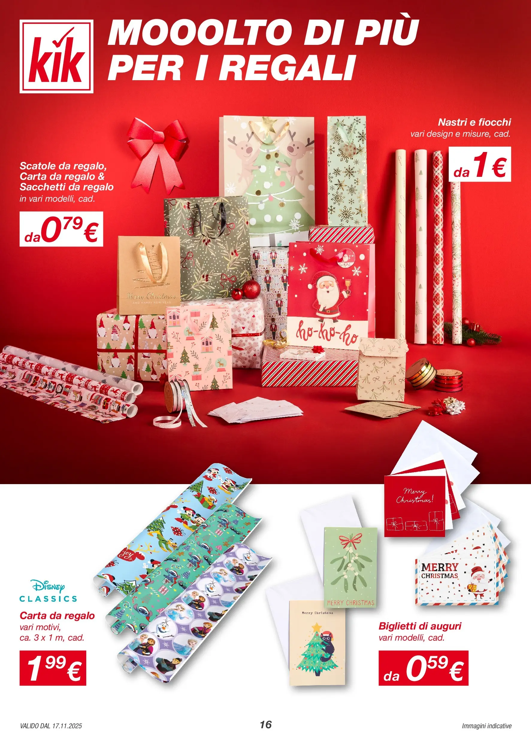 KiK volantino dal 17/11 > BLACK FRIDAY 2025 | Pagina: 16 | Prodotti: Fiocchi