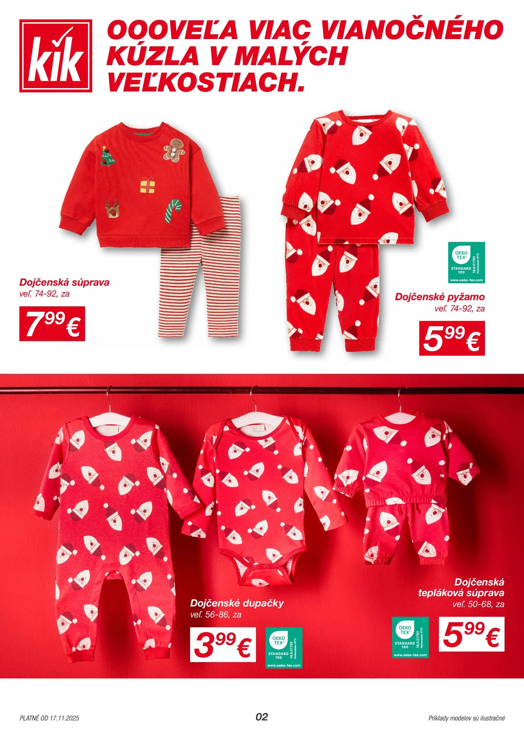 Kik Black Friday leták od 16.11.2025 | Online | Strana: 2 | Produkty: Pyžamo