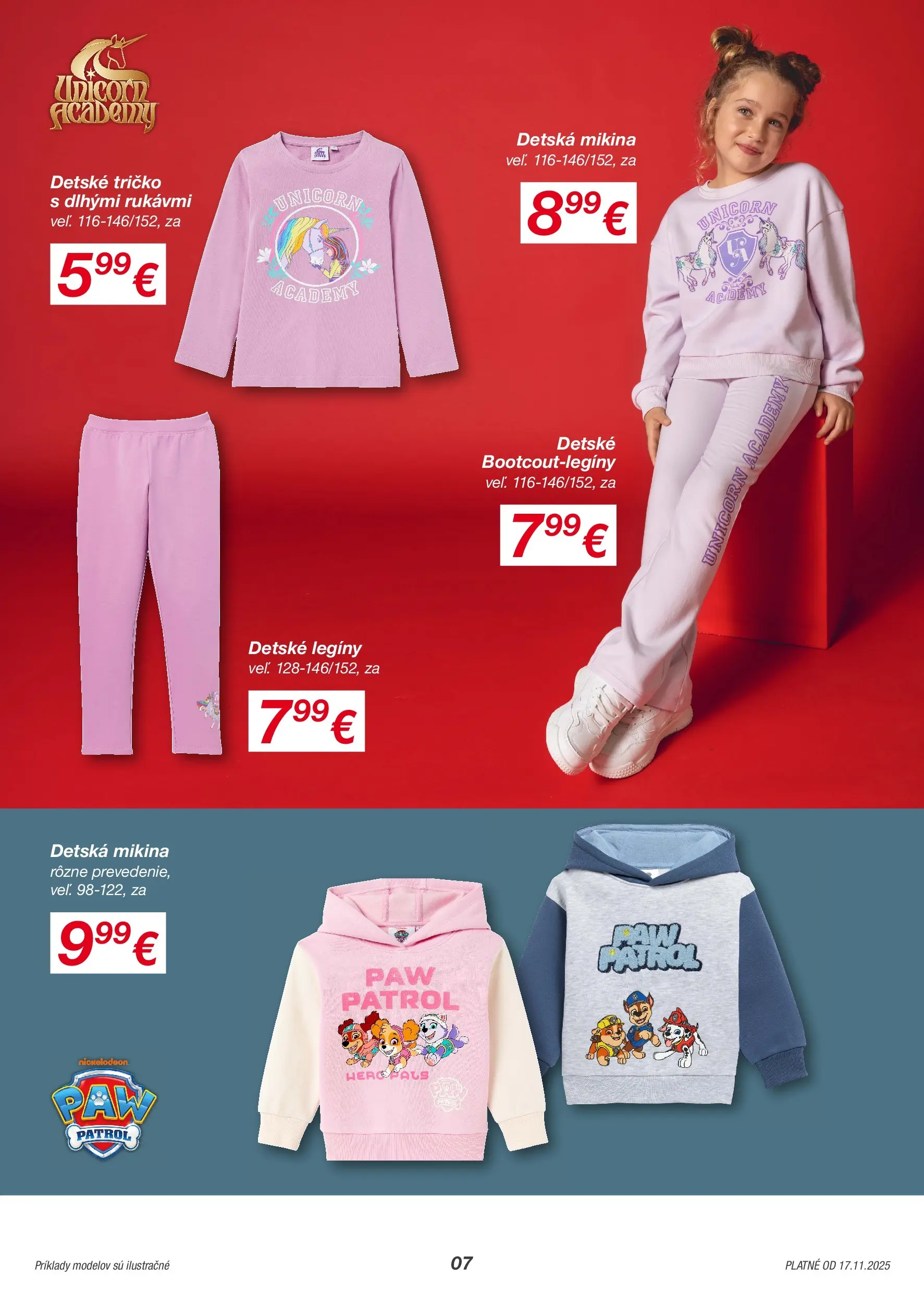 Kik Black Friday leták od 16.11.2025 | Online | Strana: 7 | Produkty: Tričko, Mikina, Legíny