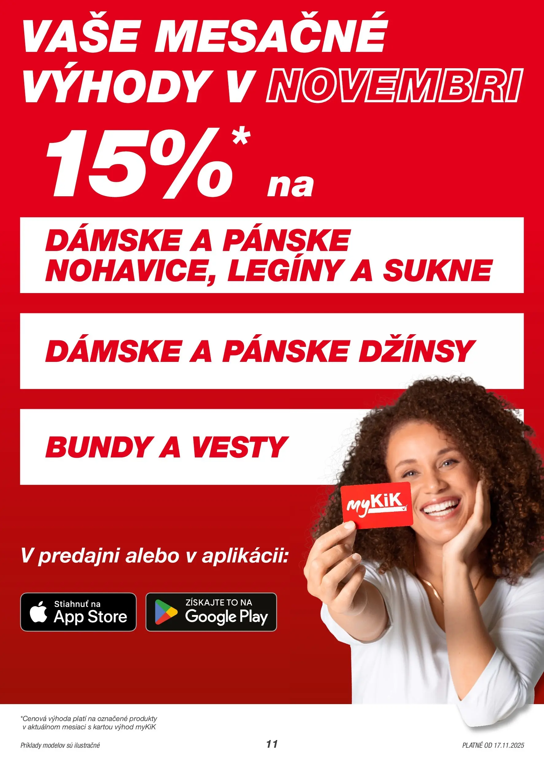 Kik Black Friday leták od 16.11.2025 | Online | Strana: 11 | Produkty: Sukne, Legíny