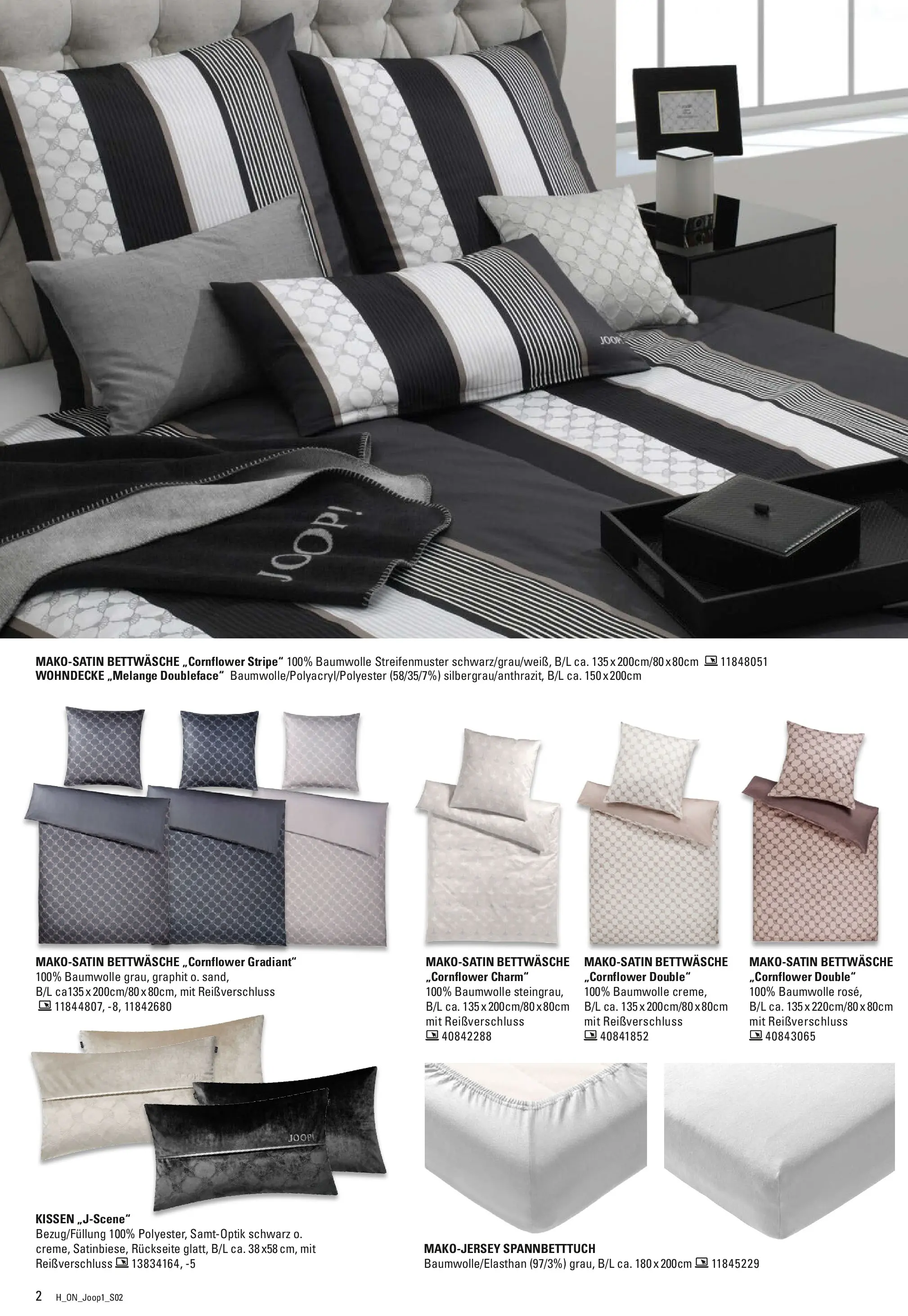 Höffner - Höffner: Möbelangebote (ab 11.11.2025) zum Blättern | Seite: 2 | Produkte: Kissen, Bettwäsche