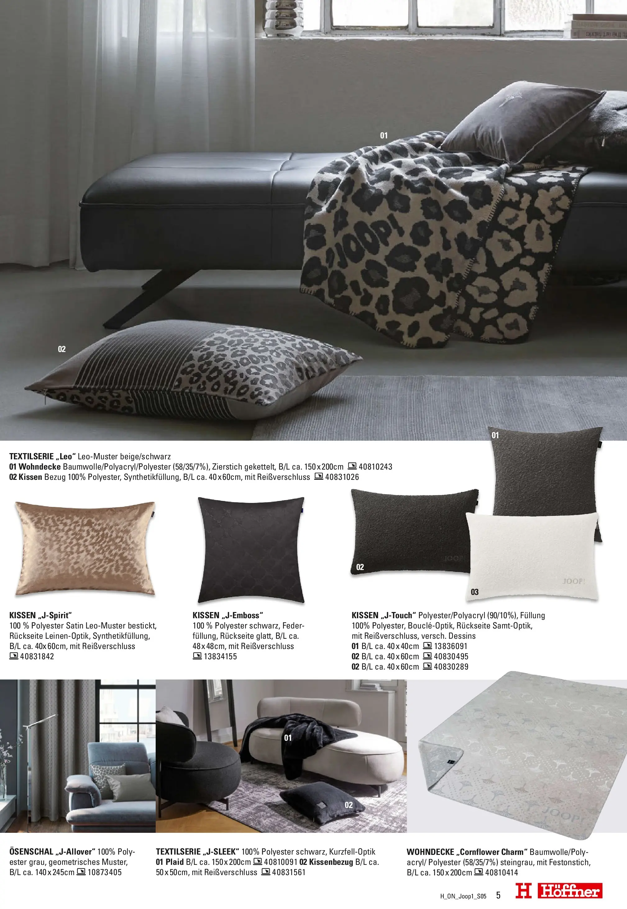 Höffner - Höffner: Möbelangebote (ab 11.11.2025) zum Blättern | Seite: 5 | Produkte: Kissen