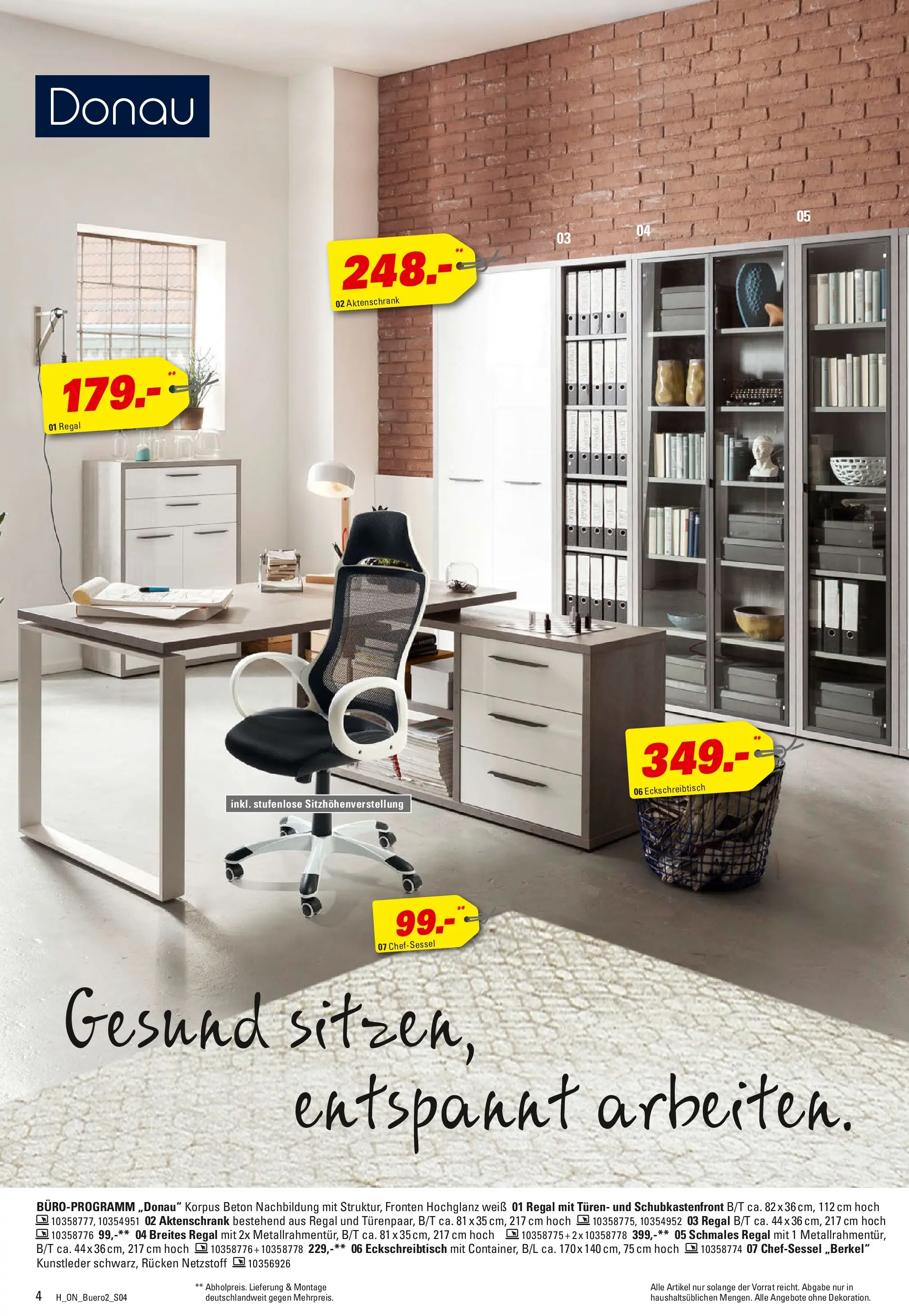 Höffner - Höffner: Möbelangebote (ab 11.11.2025) zum Blättern | Seite: 4 | Produkte: Regal, Chefsessel