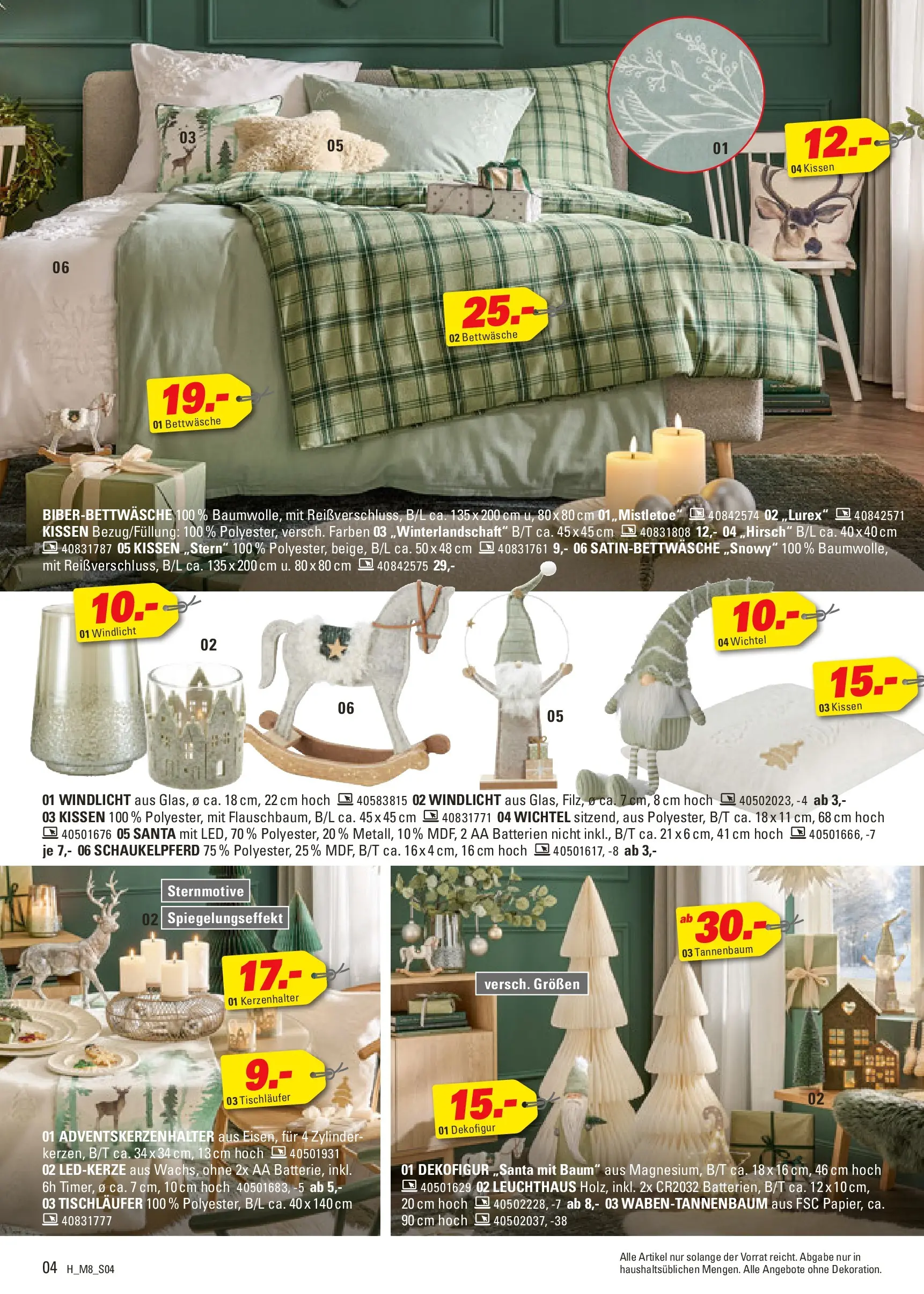 Höffner - Höffner: Möbelangebote (ab 11.11.2025) zum Blättern | Seite: 4 | Produkte: Kissen, Batterien, Bettwäsche