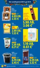 ЛИДЛ Празнуваме с любими продукти на ниска цена в ЛИДЛ с валидност до 23.11.2025 - до 23-11-25