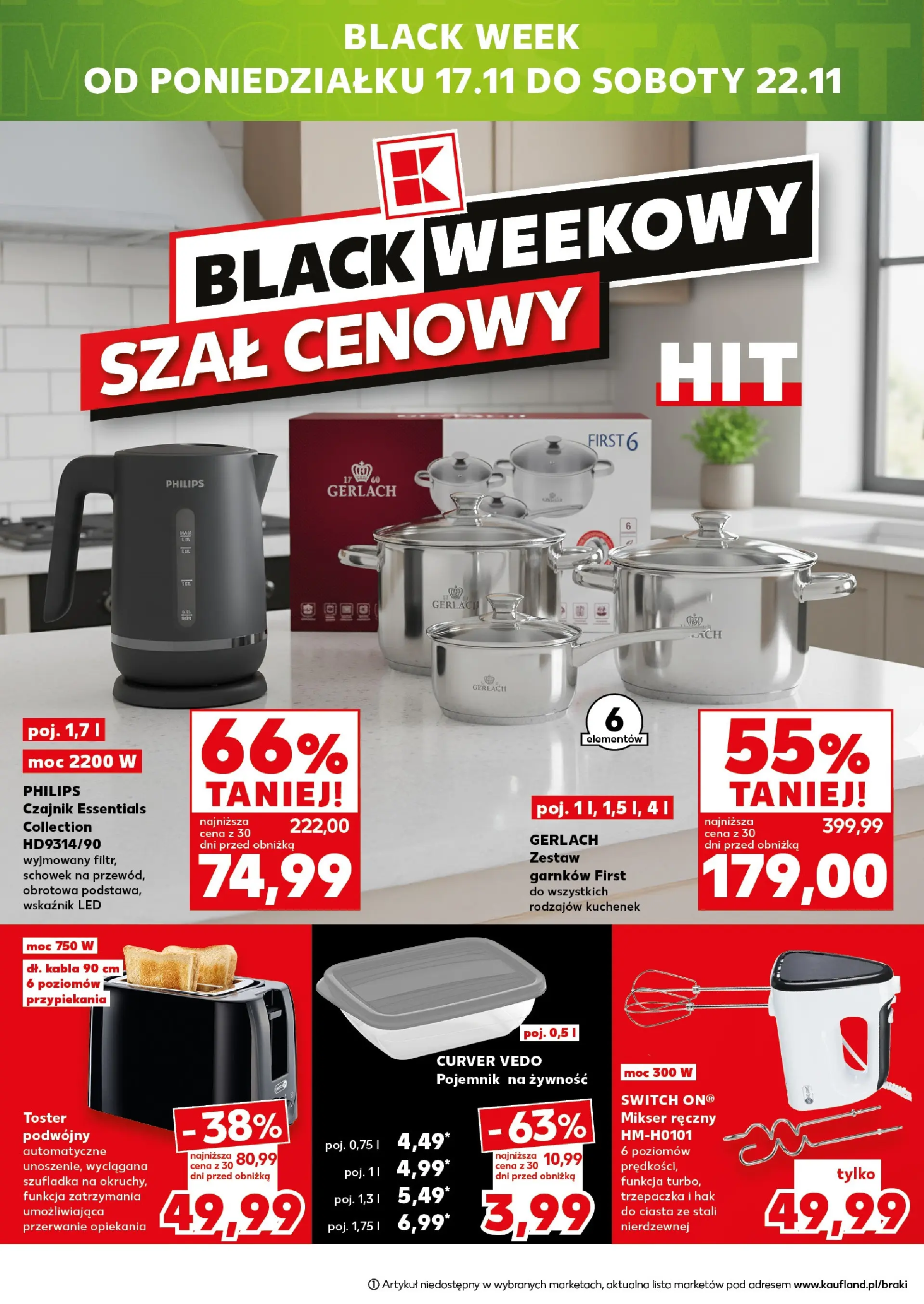 Kaufland gazetka (13.11.2025) od jutra ✳️ BLACK FRIDAY | Strona: 14 | Produkty: Szal, Mikser, Trzepaczka, Toster